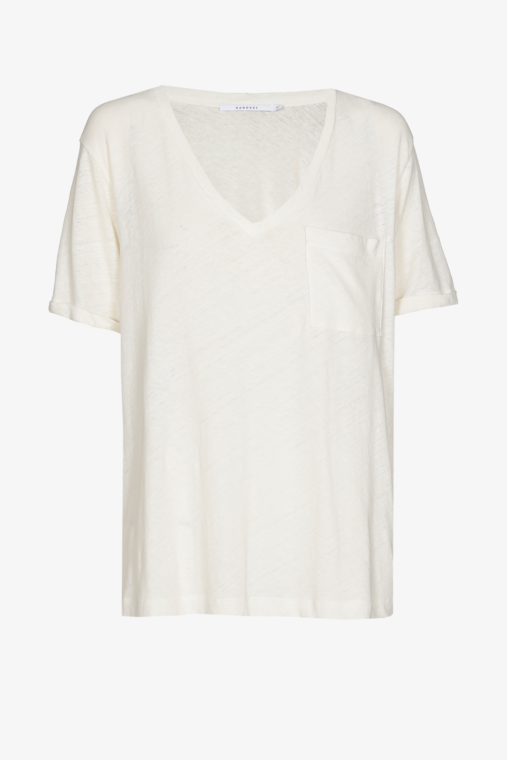 T-shirt basique à encolure en V