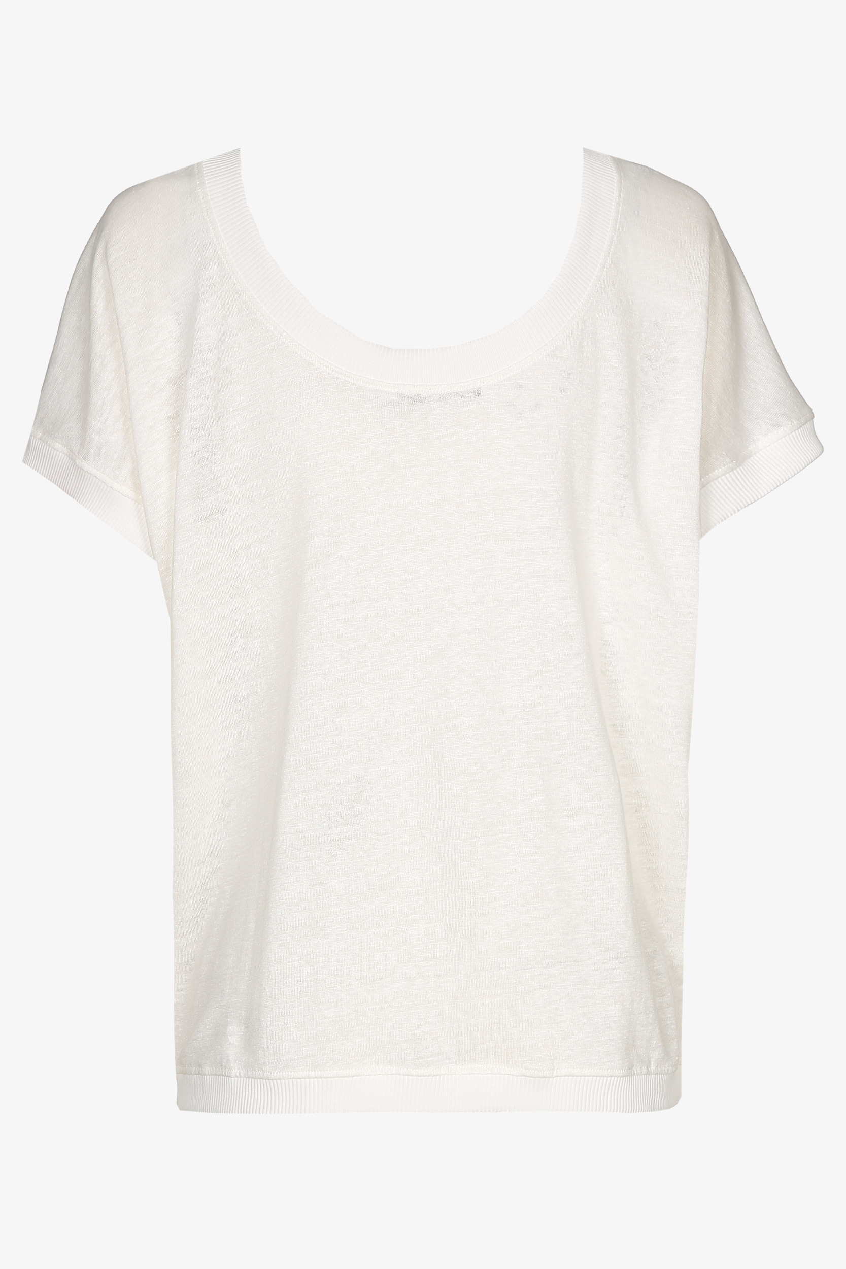 T-shirt with cut-out back