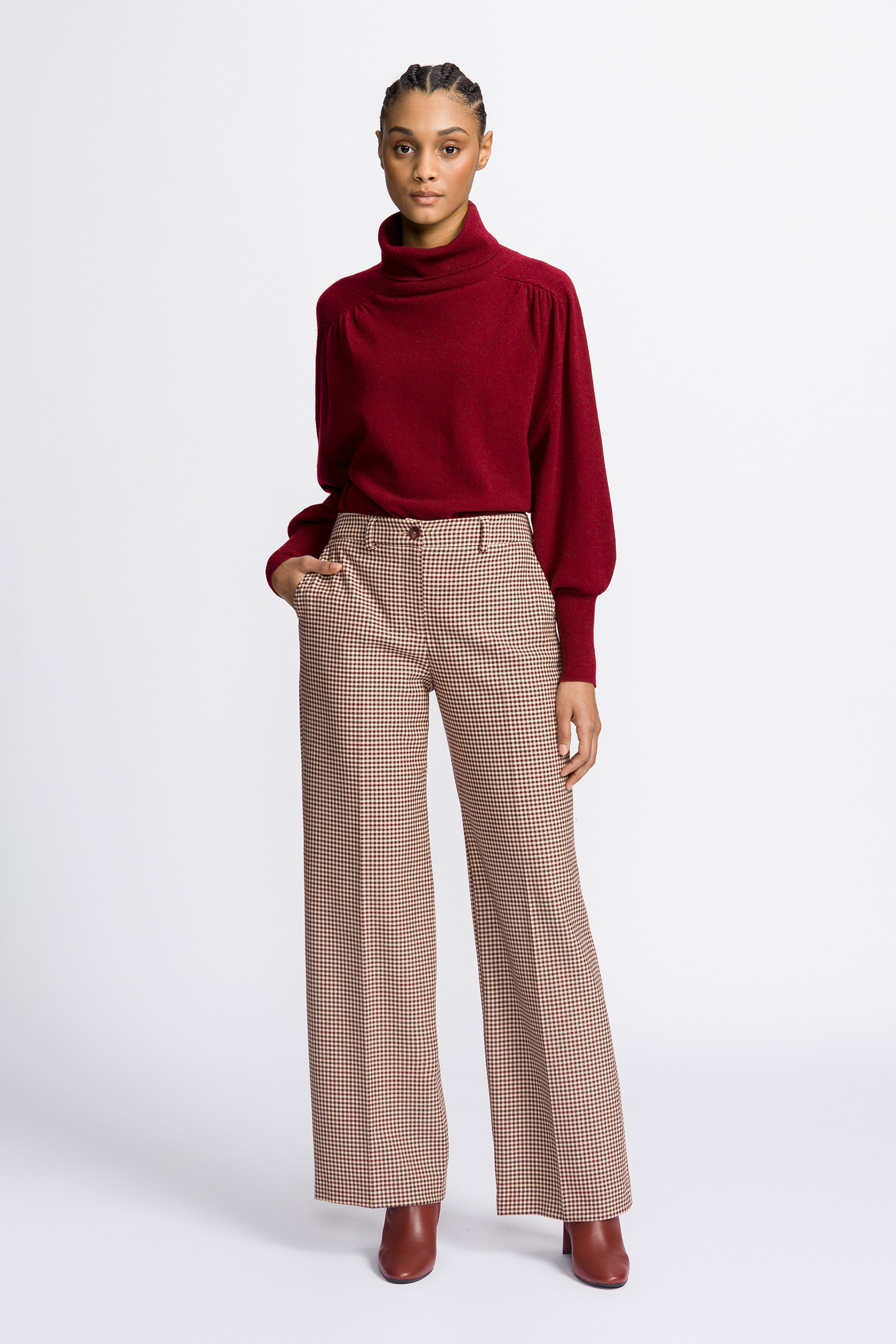 Rollkragenpullover aus Kaschmir-Mix