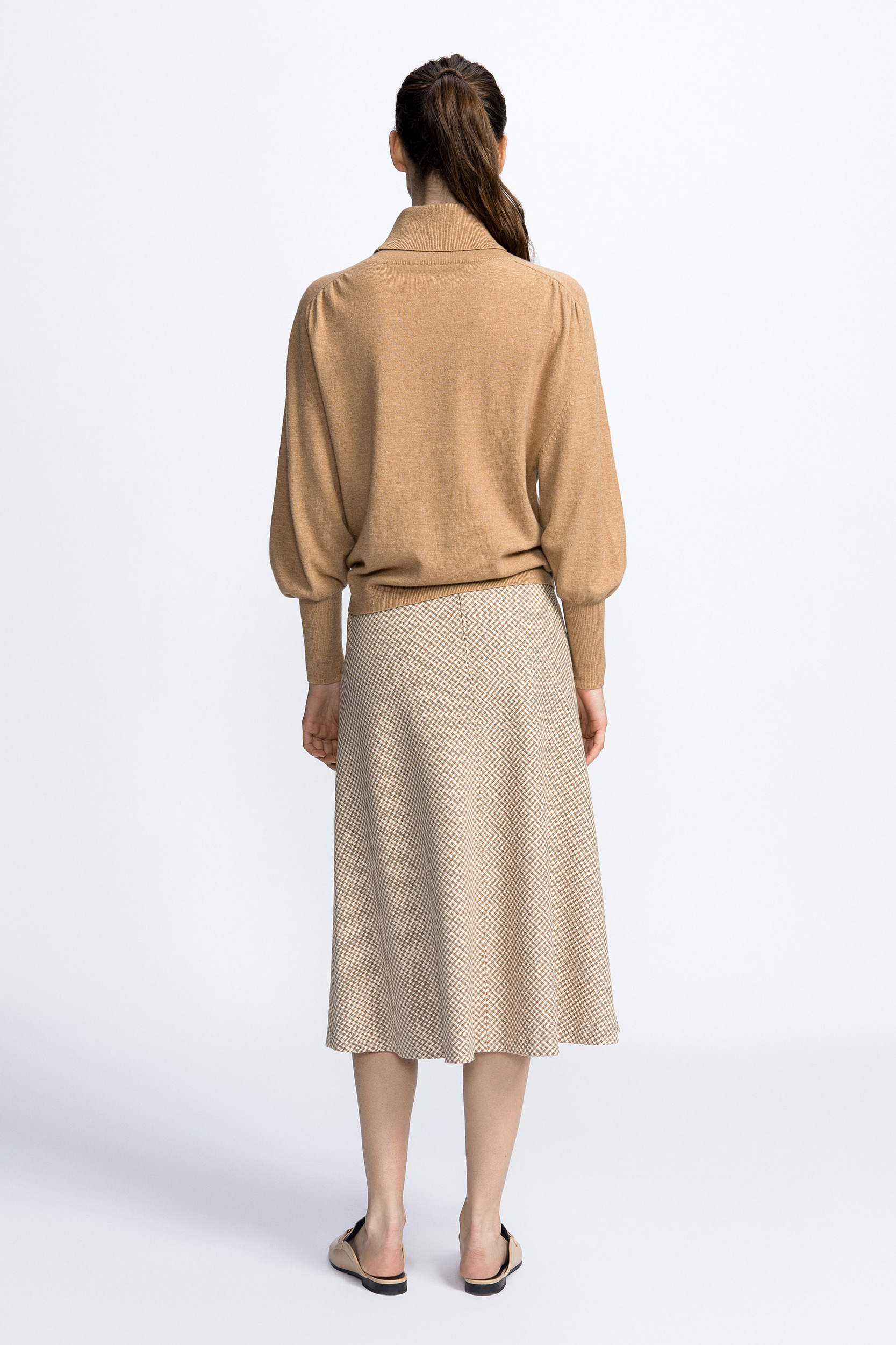 Turtleneck in cashmere blend