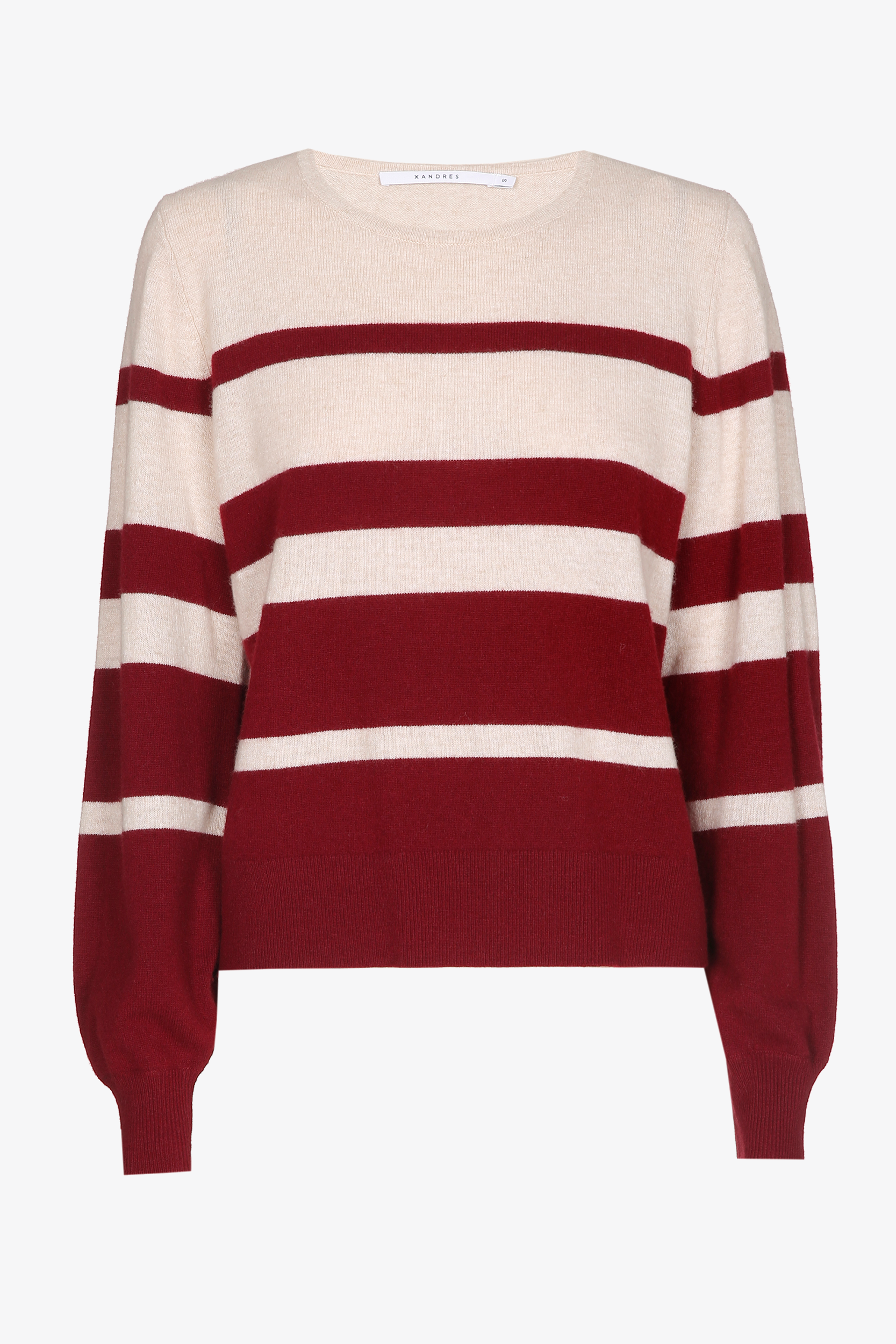 Striped pullover in a cashmere blend