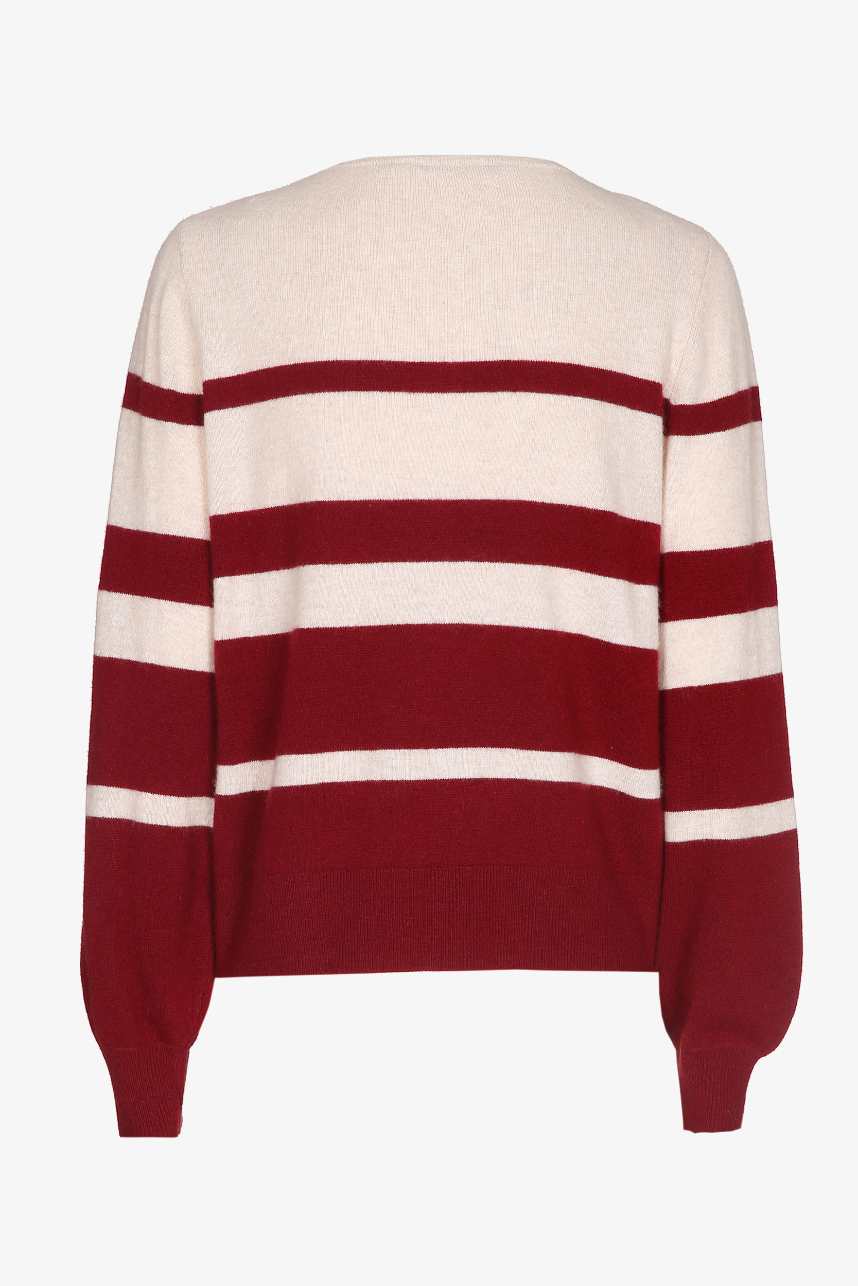 Striped pullover in a cashmere blend