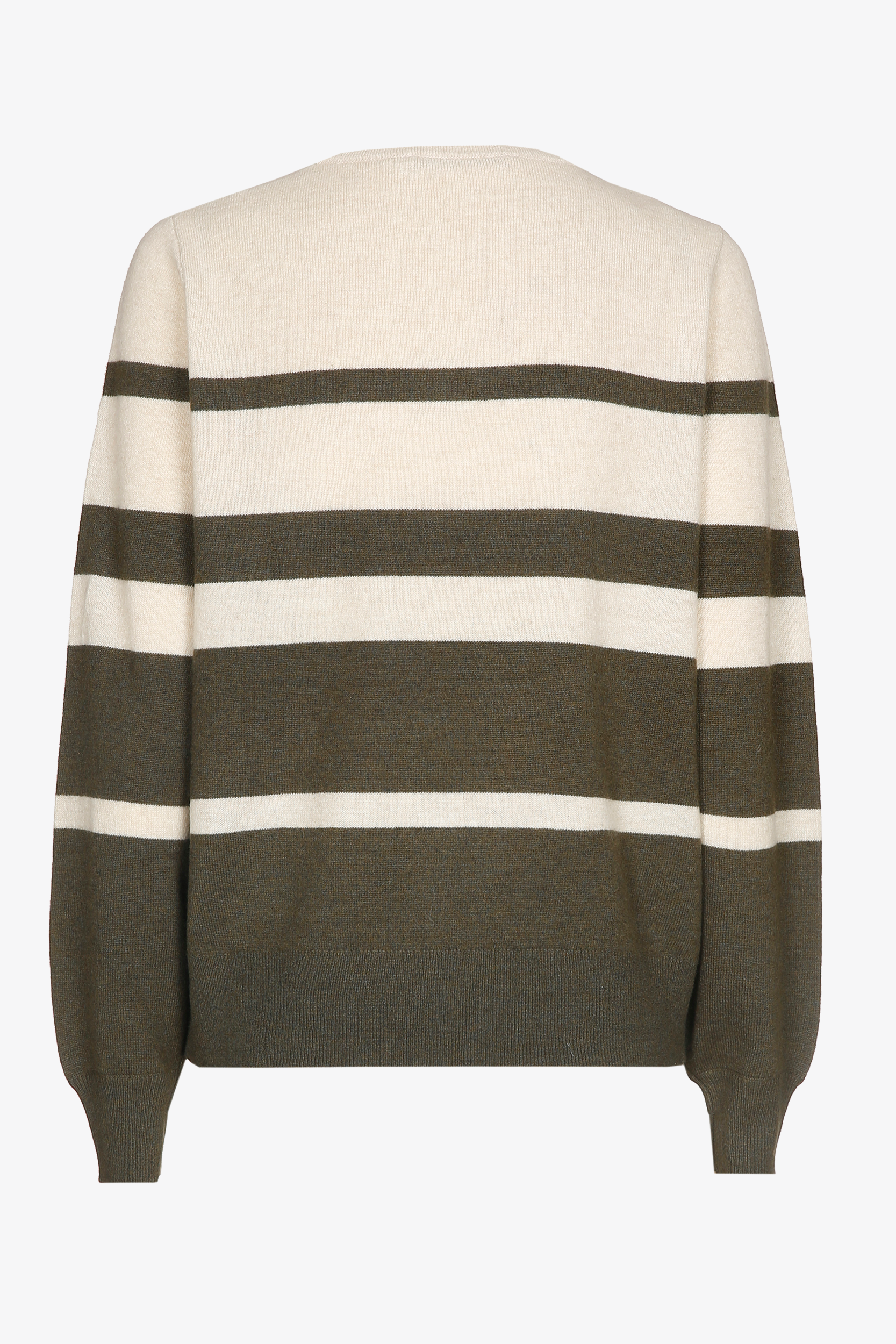 Striped pullover in a cashmere blend