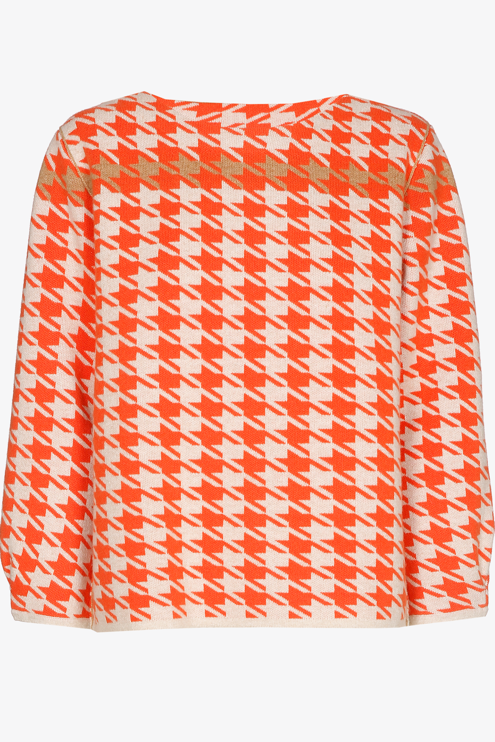 Pull à motif pied-de-poule