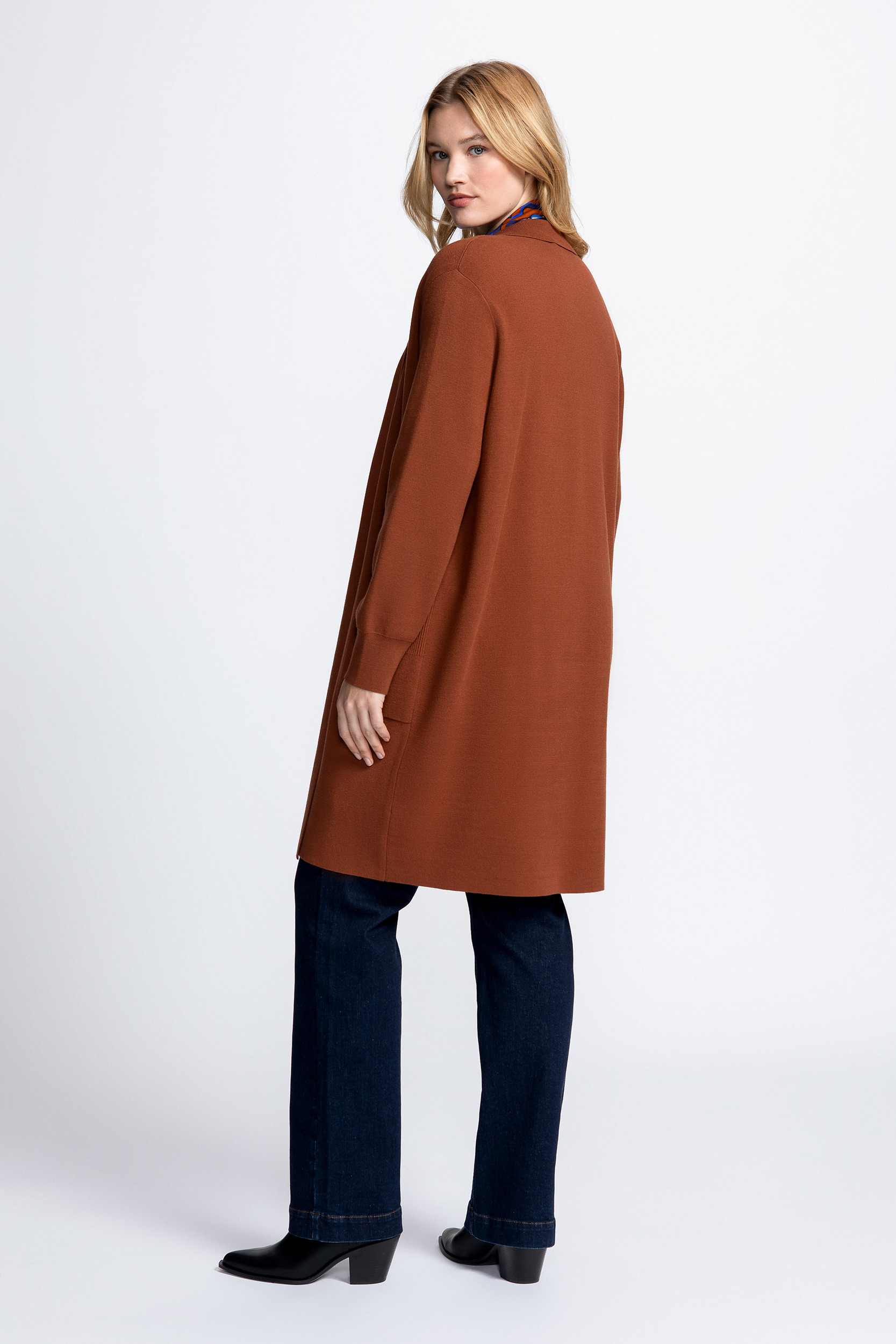 Gilet long ouvert