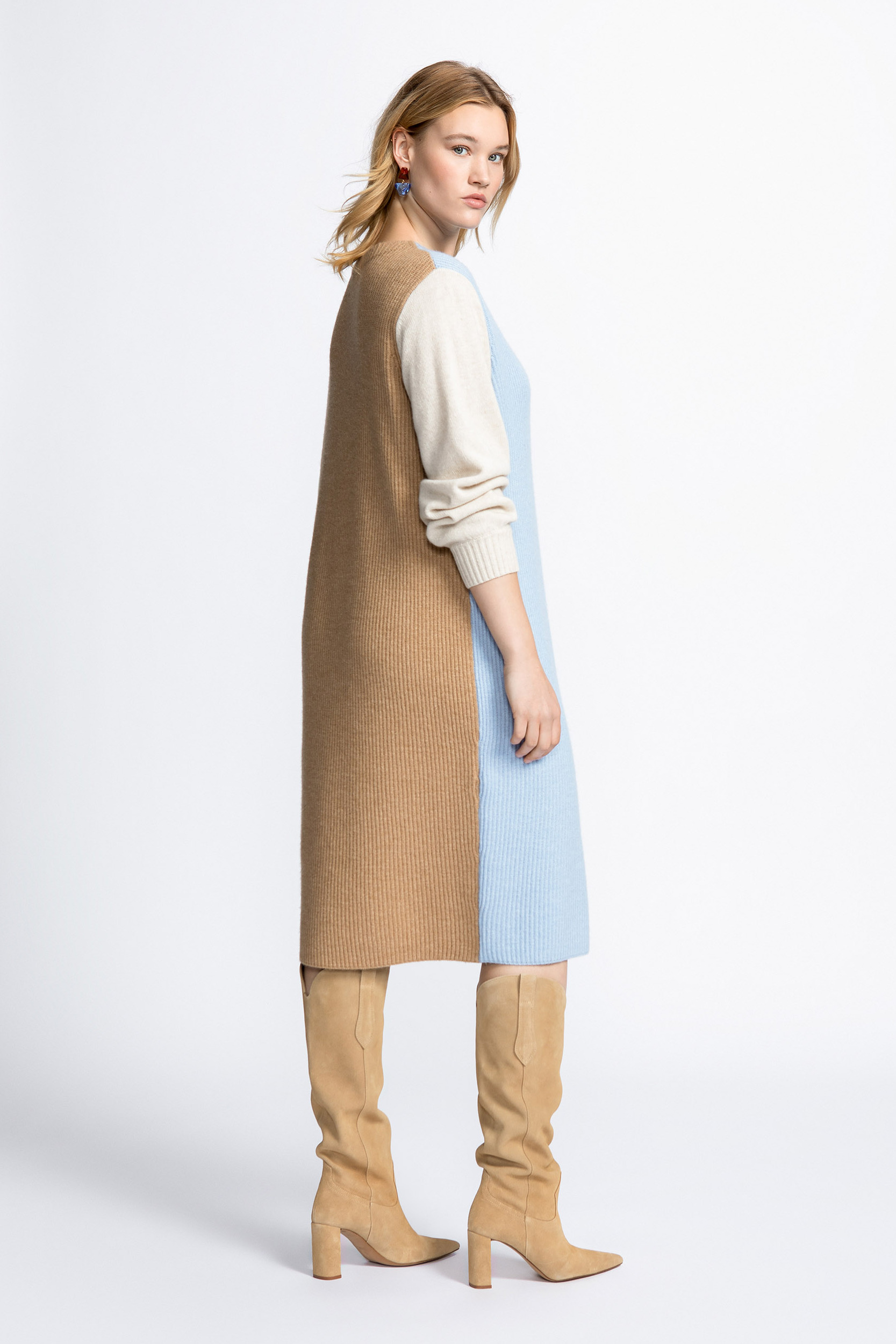 Kleid aus Kaschmir-Mix