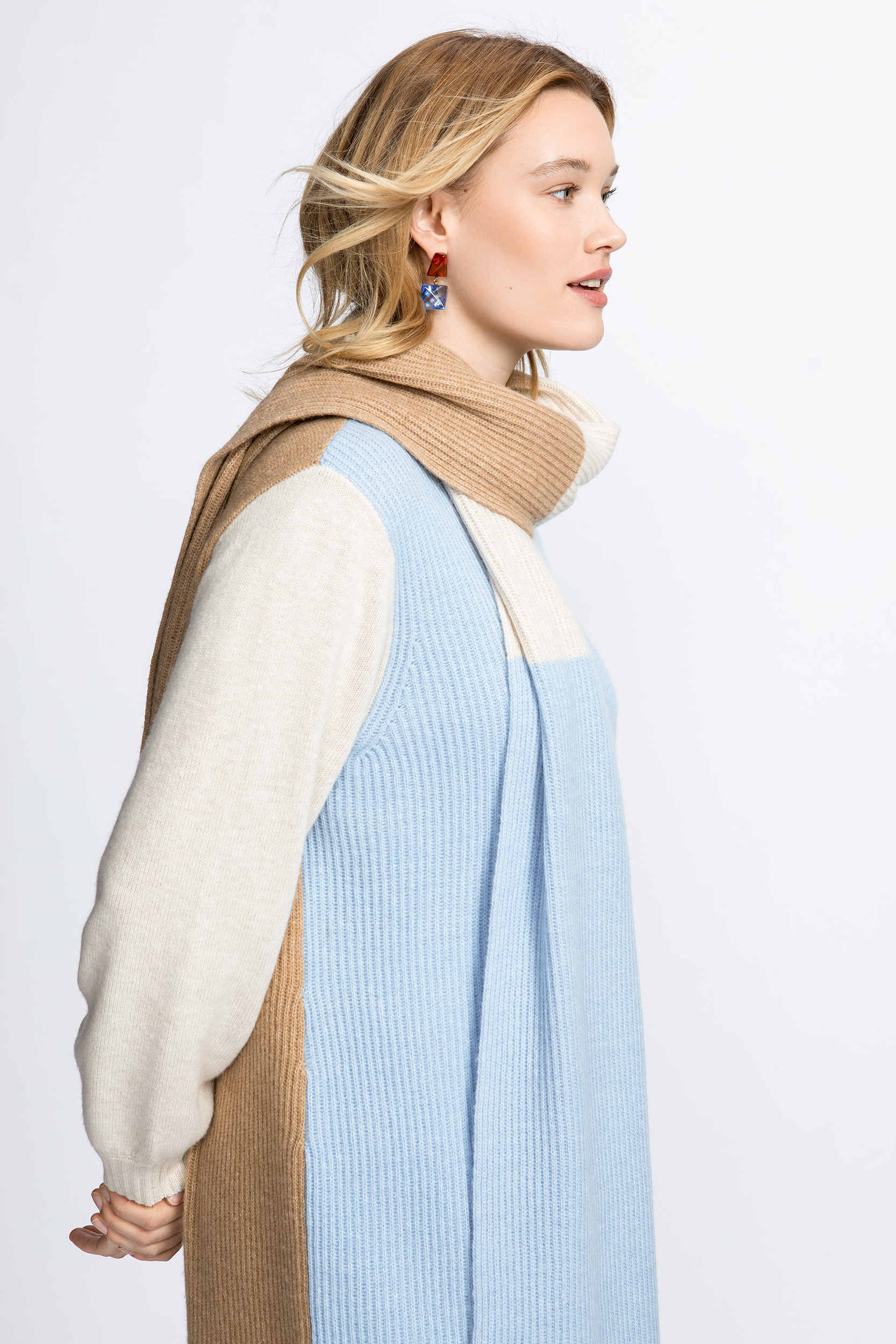 Kleid aus Kaschmir-Mix