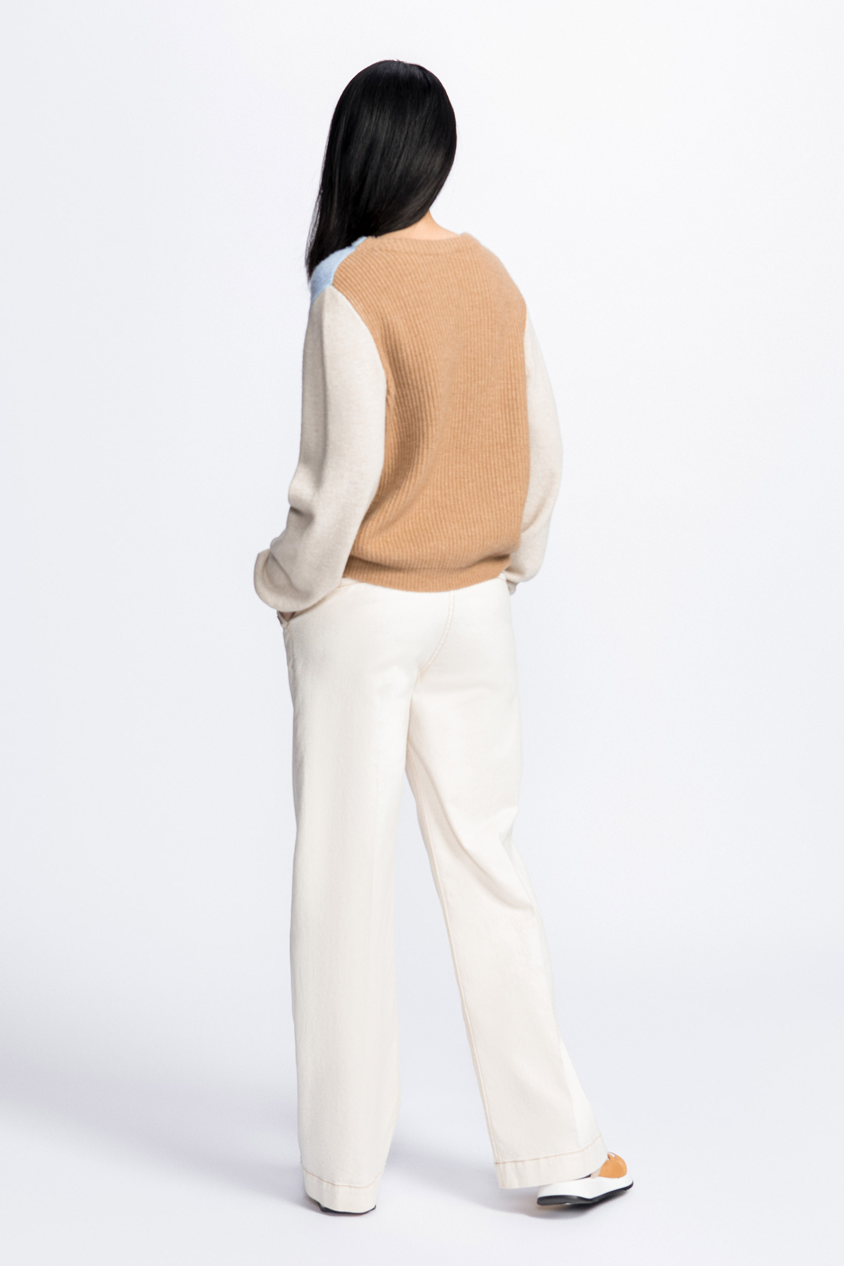 Pull en mélange de cachemire