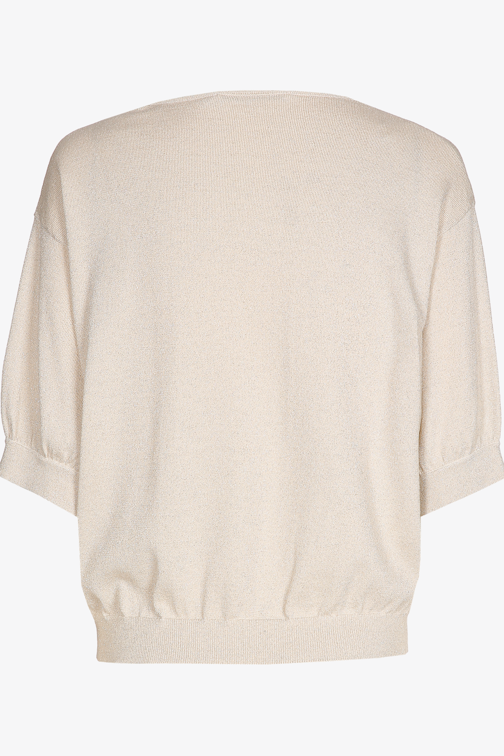 Pull à manches courtes agrémenté de lurex