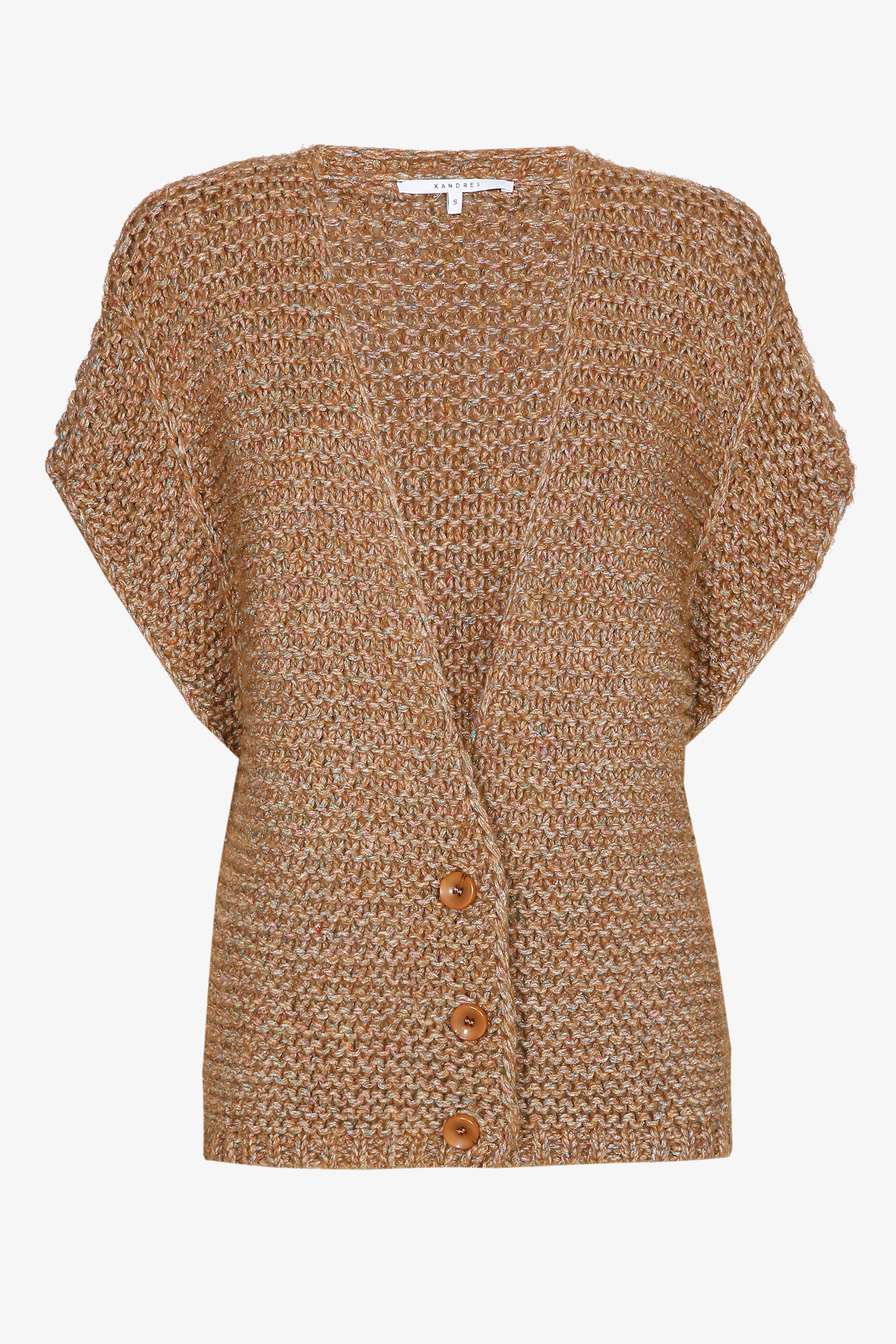 Gilet tricoté sans manches