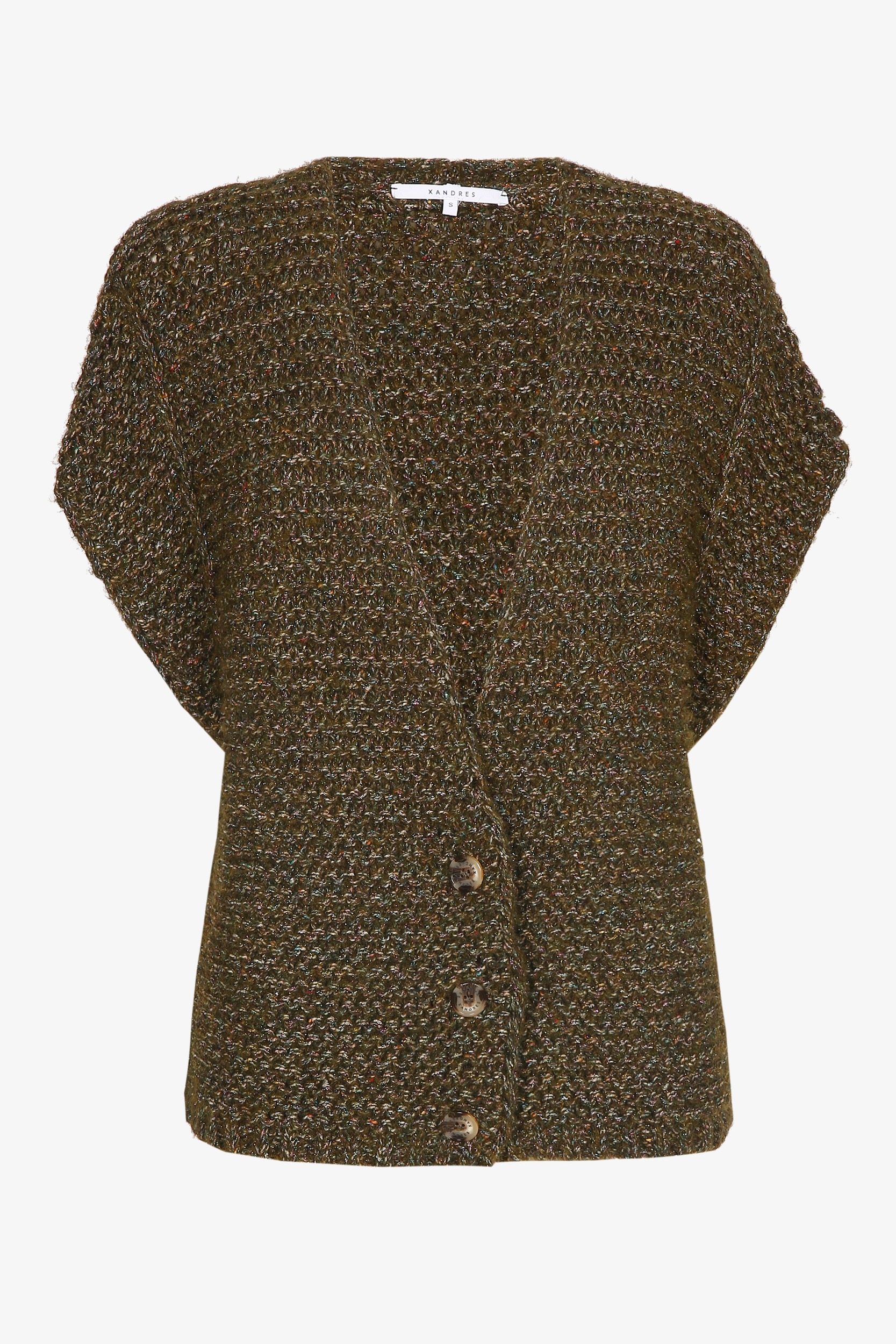 Gilet tricoté sans manches
