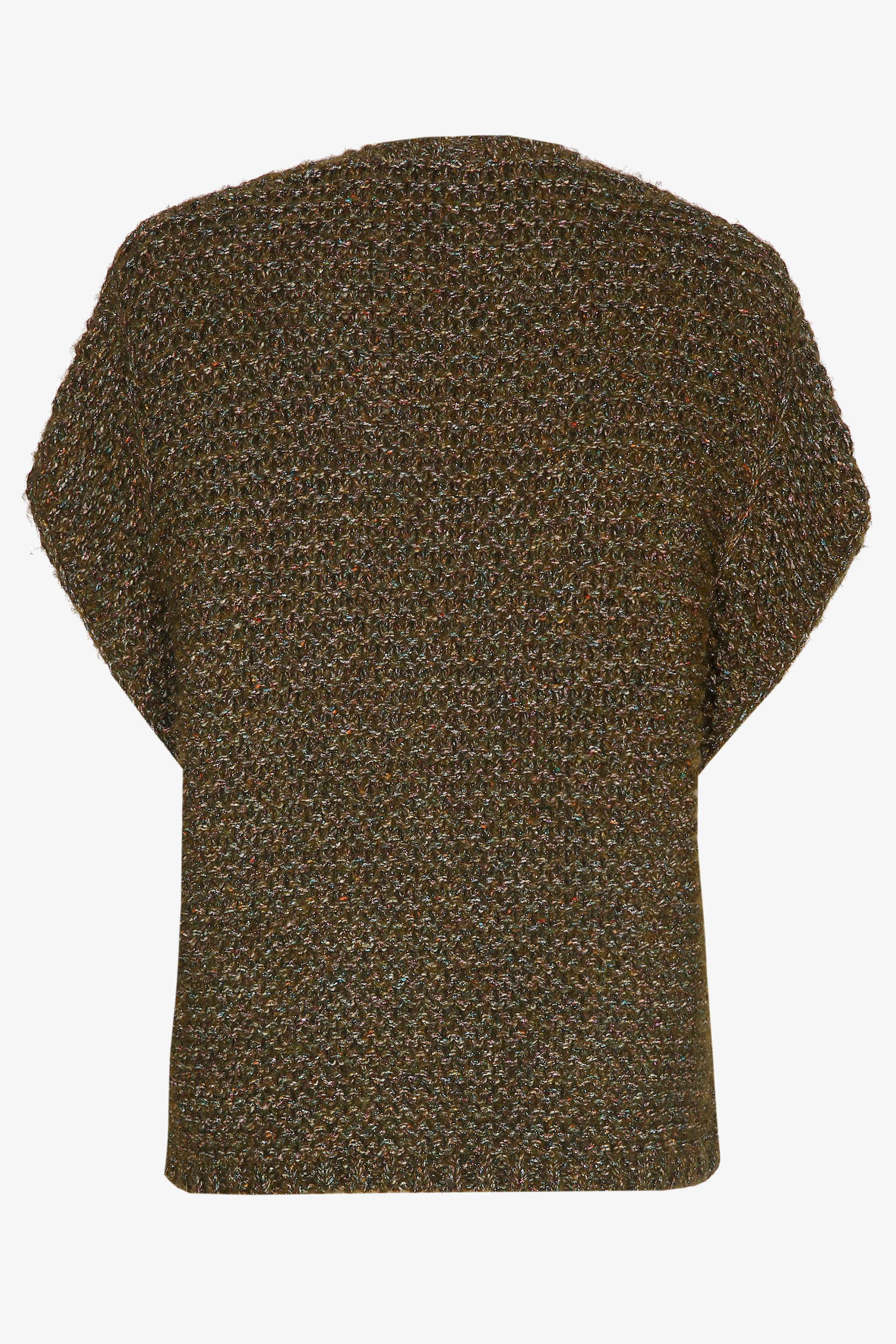 Gilet tricoté sans manches
