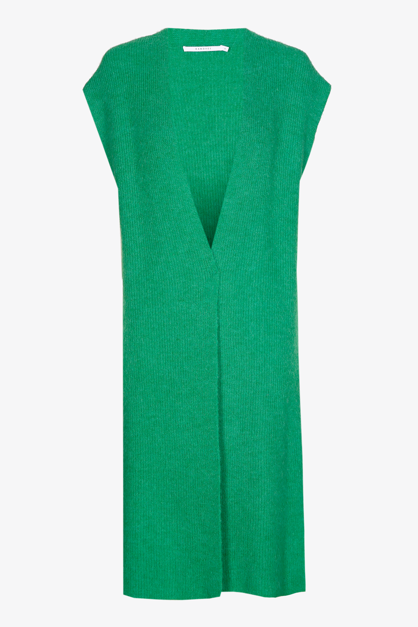 Veste sans manche en mélange de laines