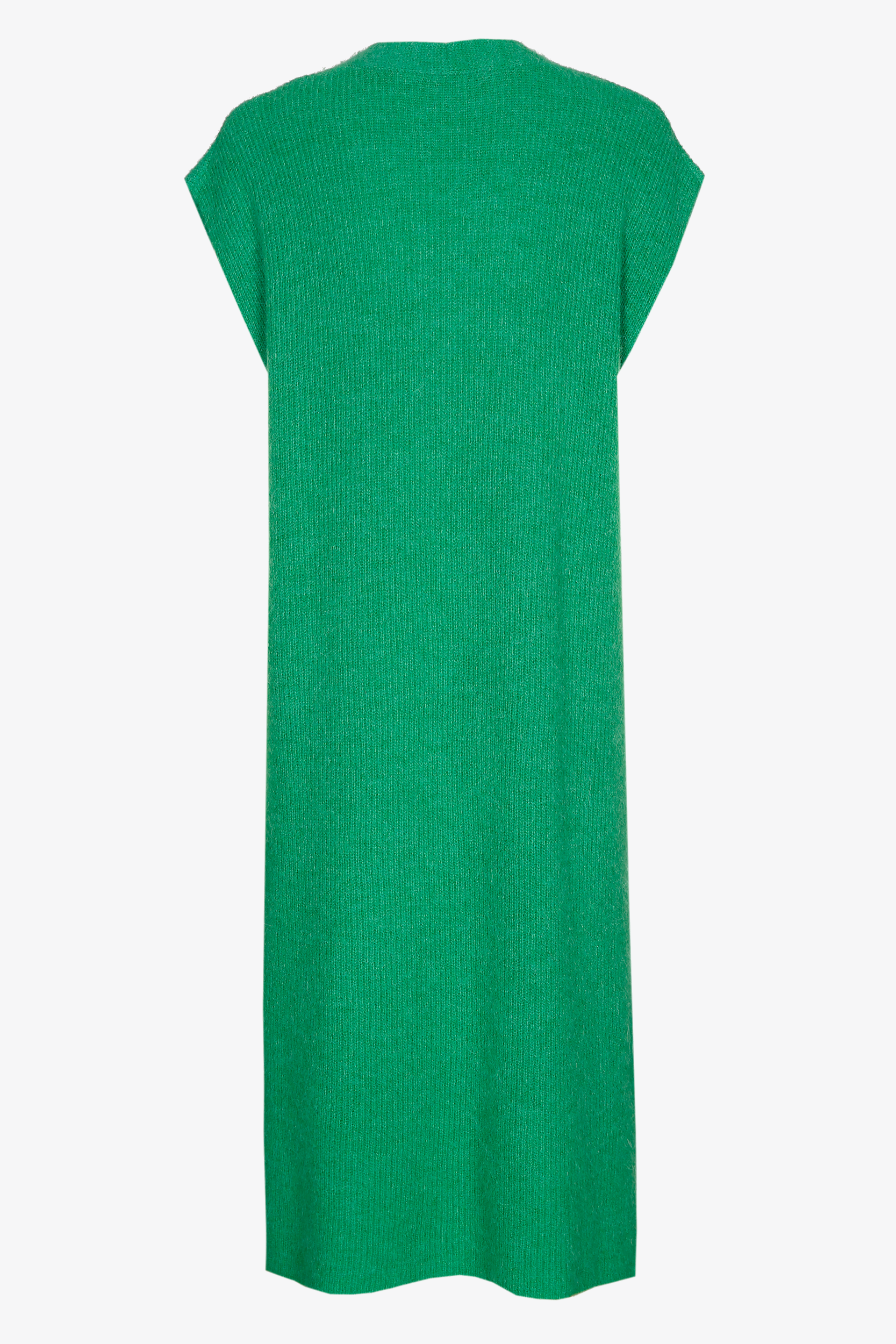 Veste sans manche en mélange de laines