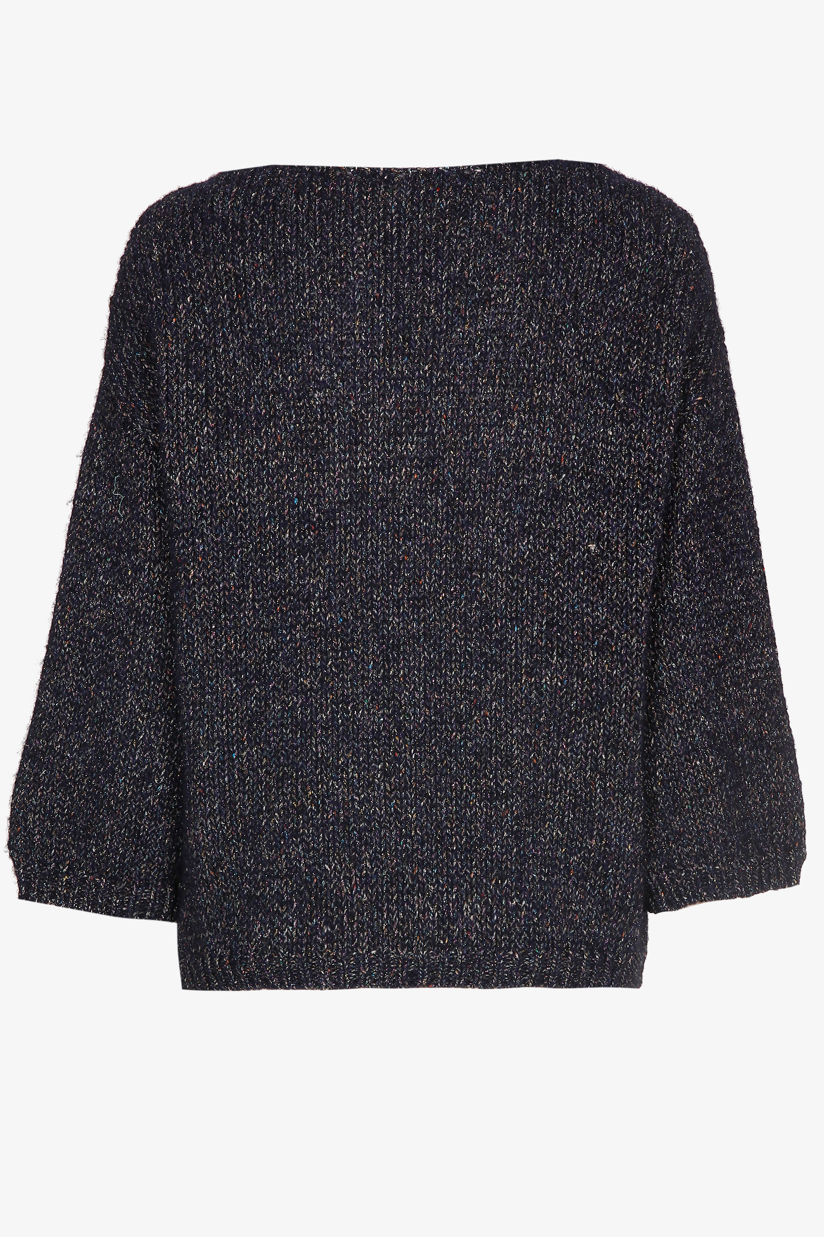 Pull tricoté contenant du lurex