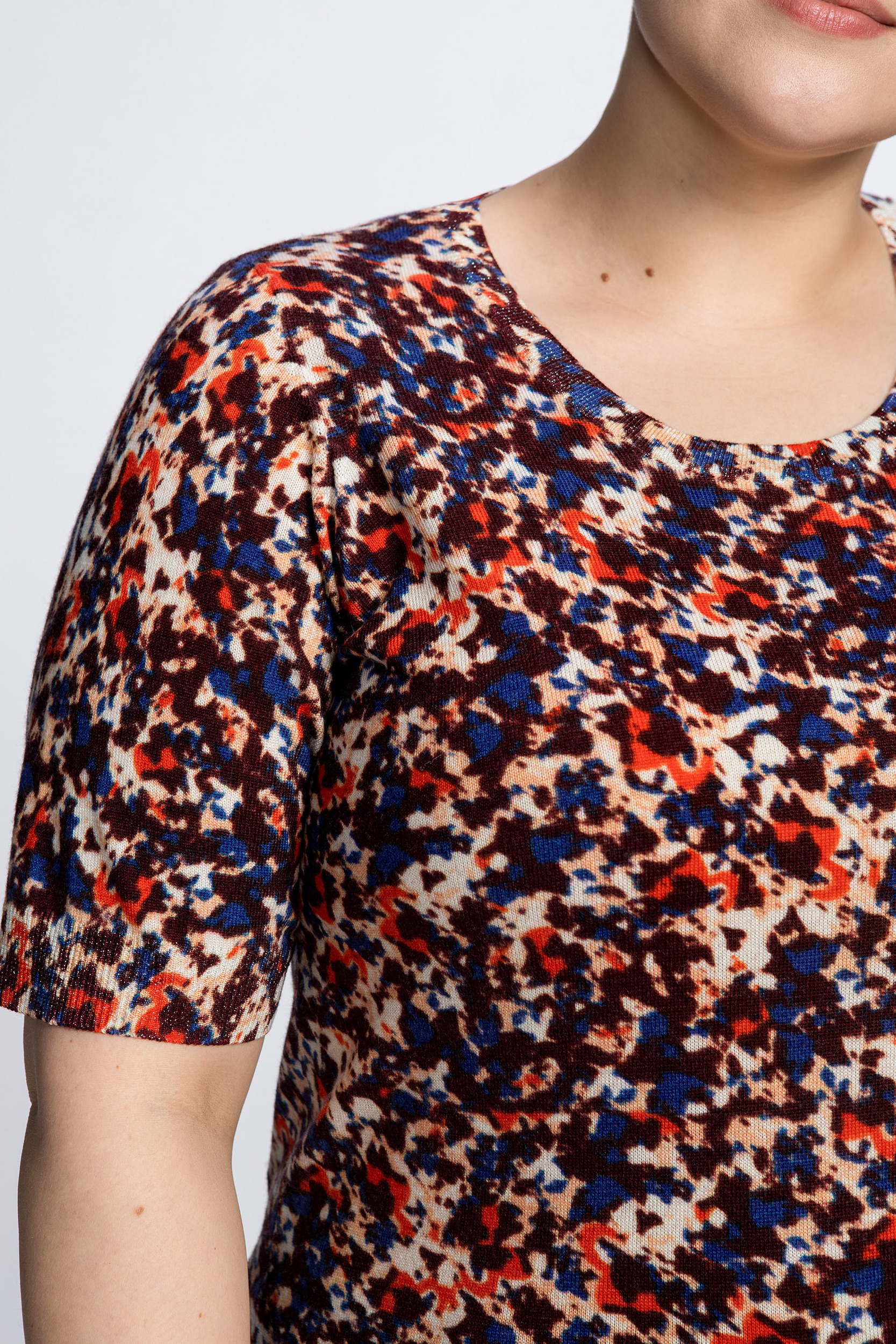 Pull en laine avec motif