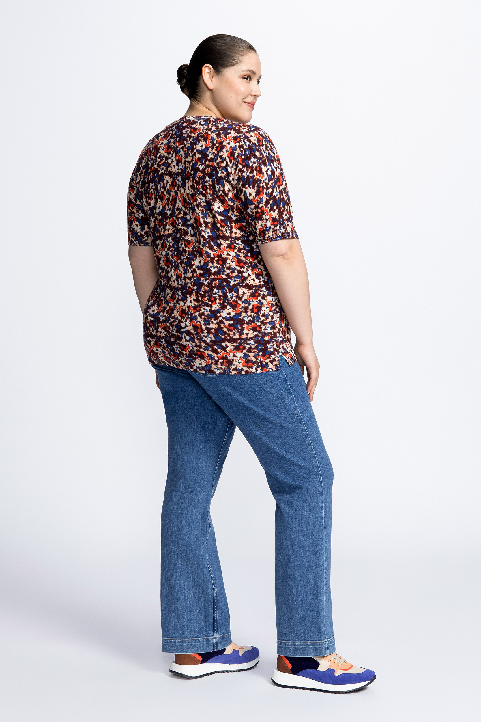 Pull en laine avec motif