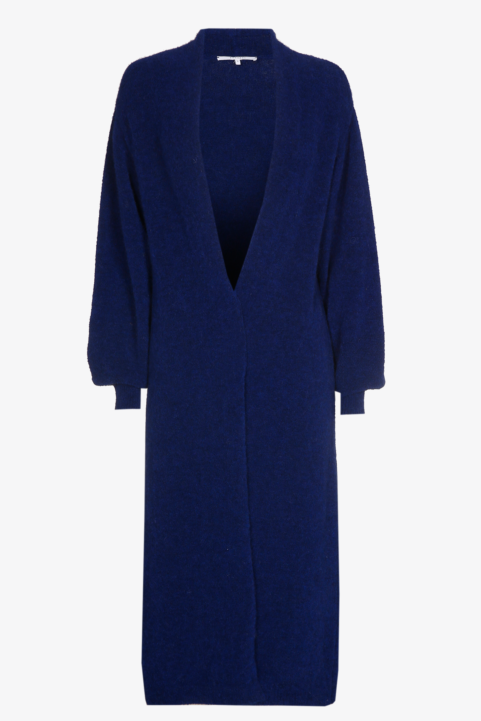 Gilet long en laine mérinos