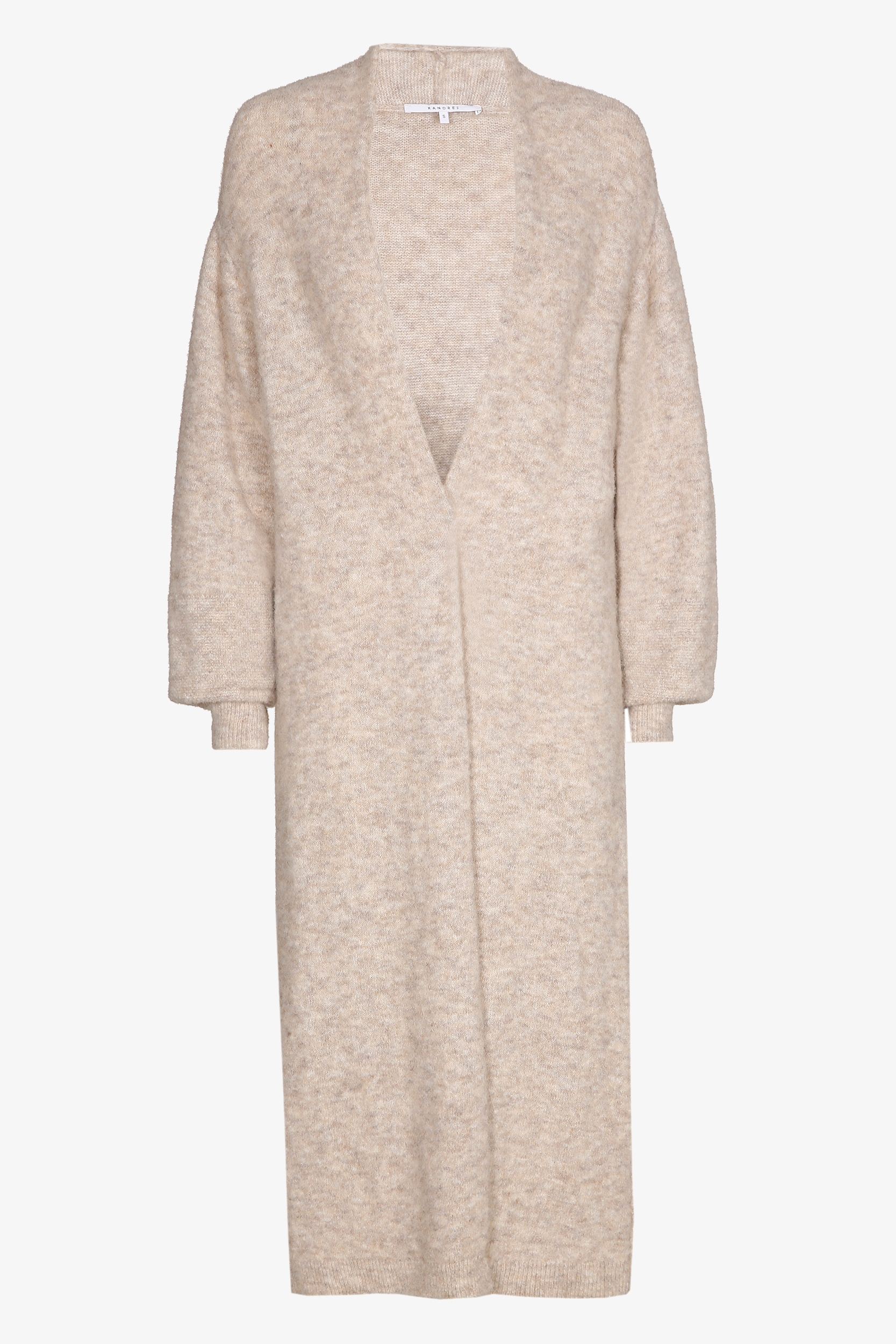 Gilet long en laine mérinos