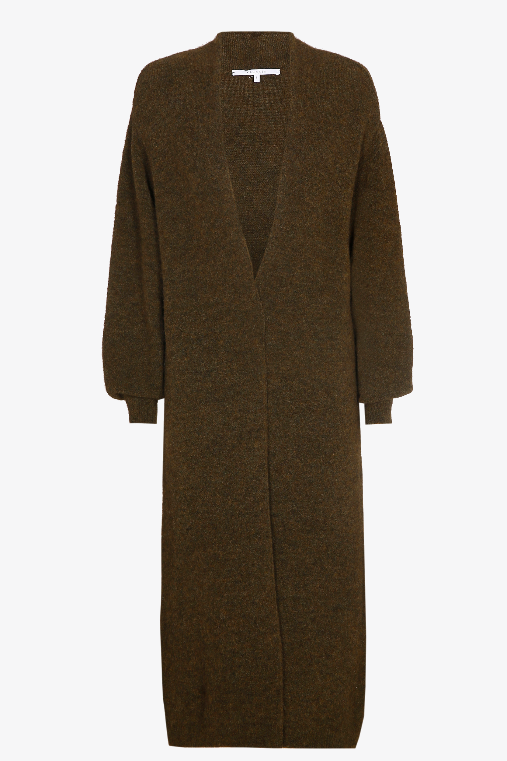 Gilet long en laine mérinos