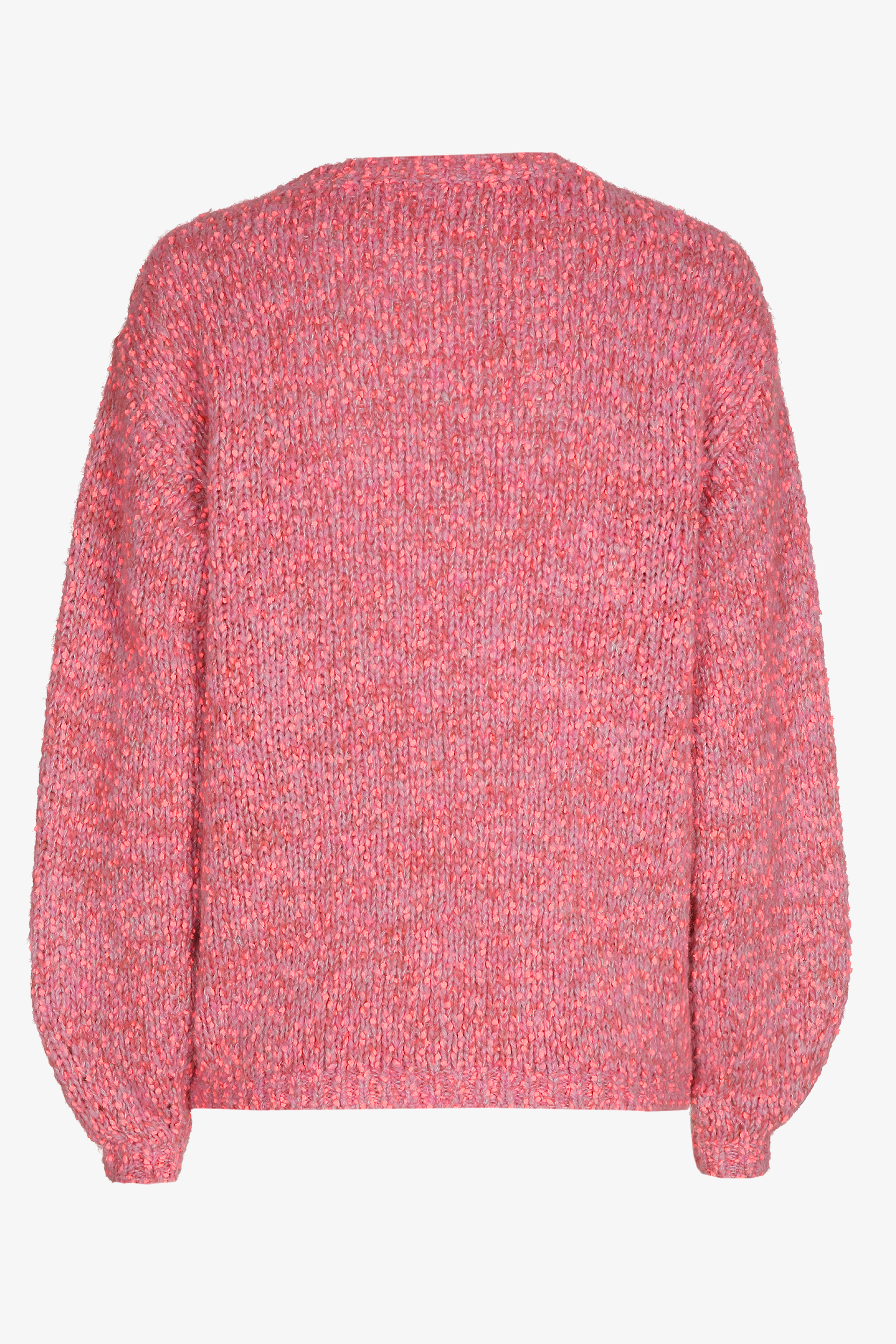 Pull tricoté avec pompon