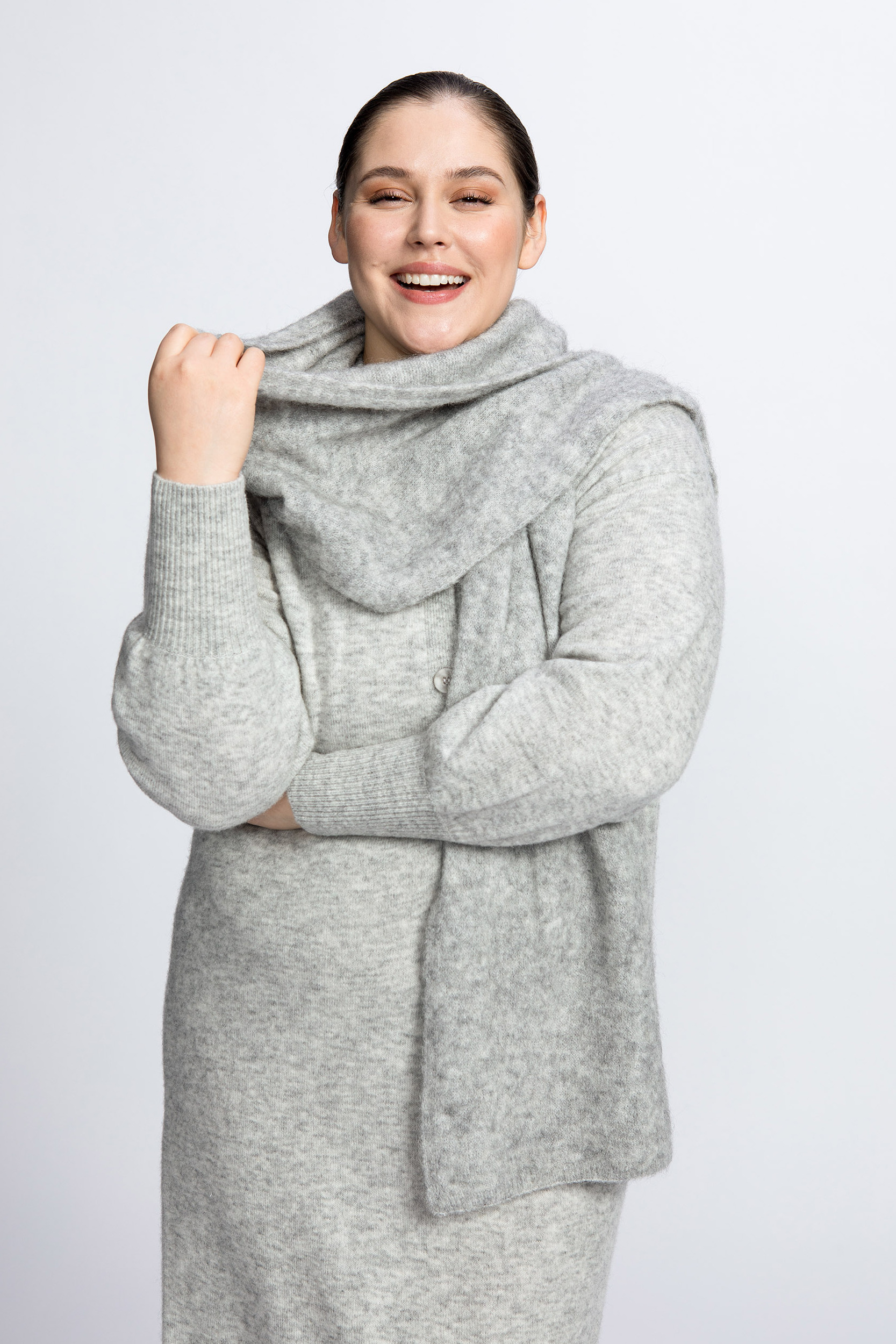 Robe en mélange de laines