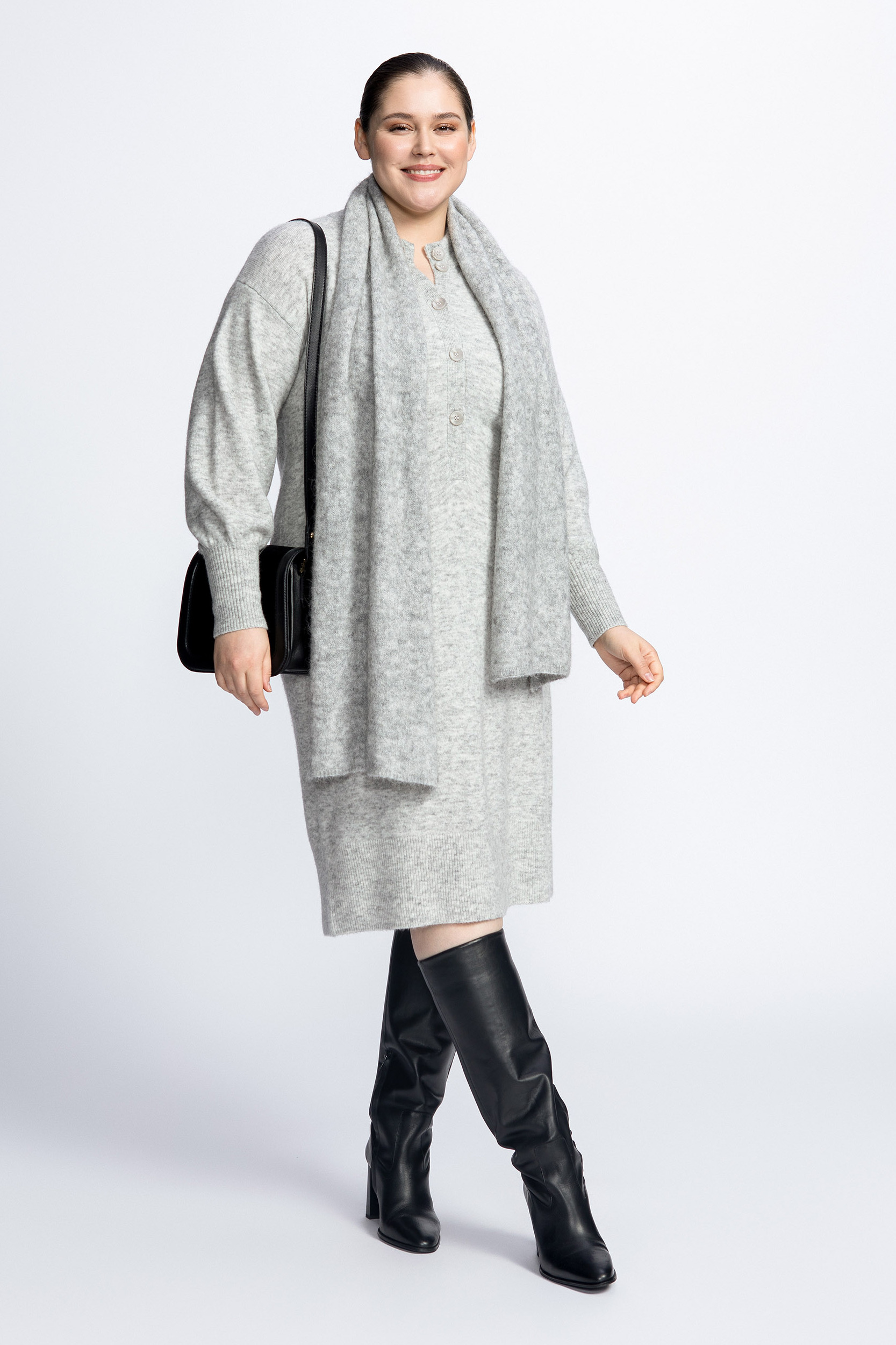 Robe en mélange de laines