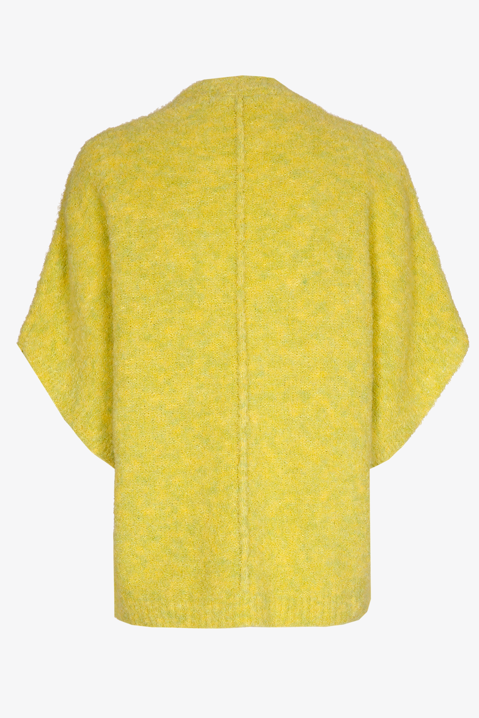 Bouclé-Weste mit kurzen Ärmeln