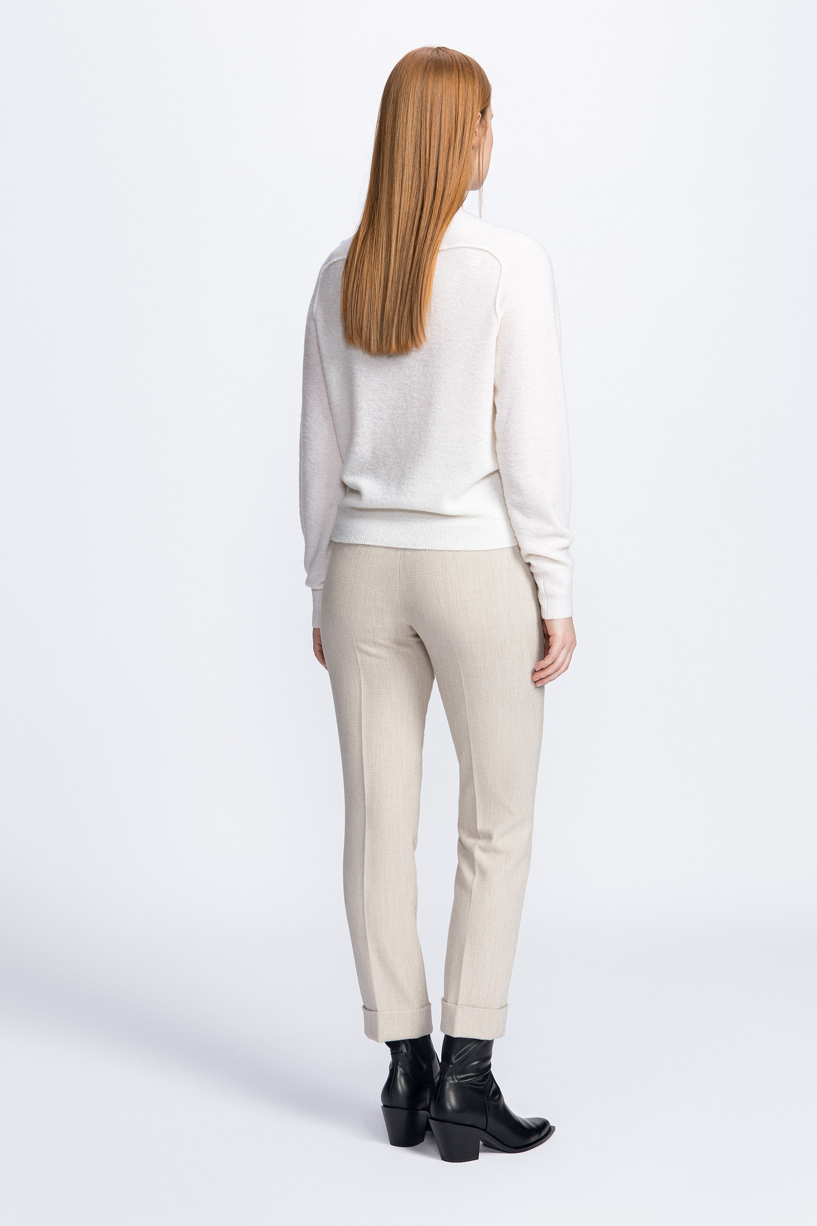 Pull torsadé en laine