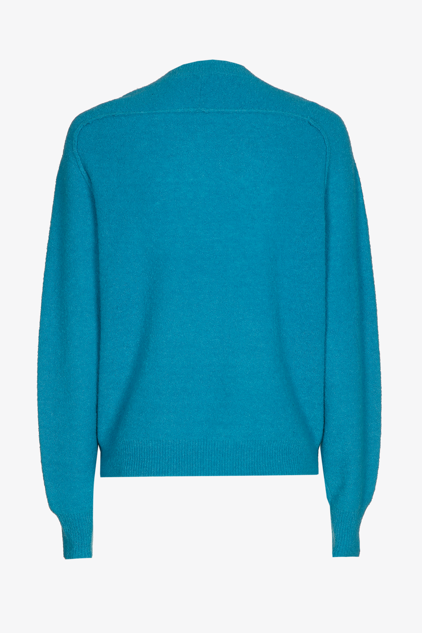 Zopfmuster-Pullover mit Wollanteil