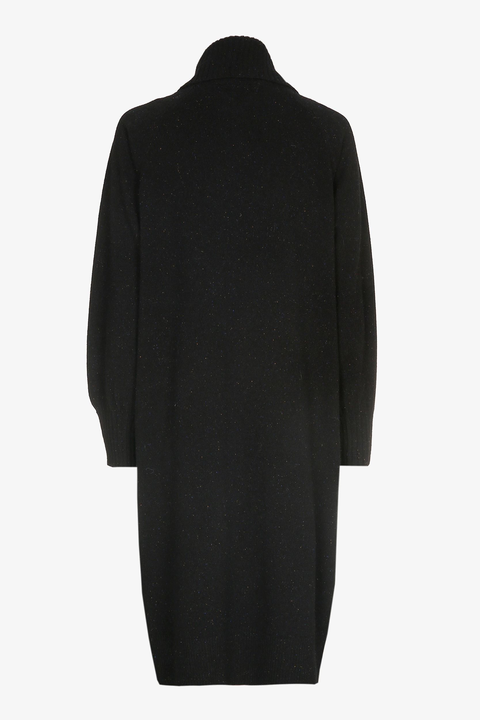 Robe en laine avec motif moucheté
