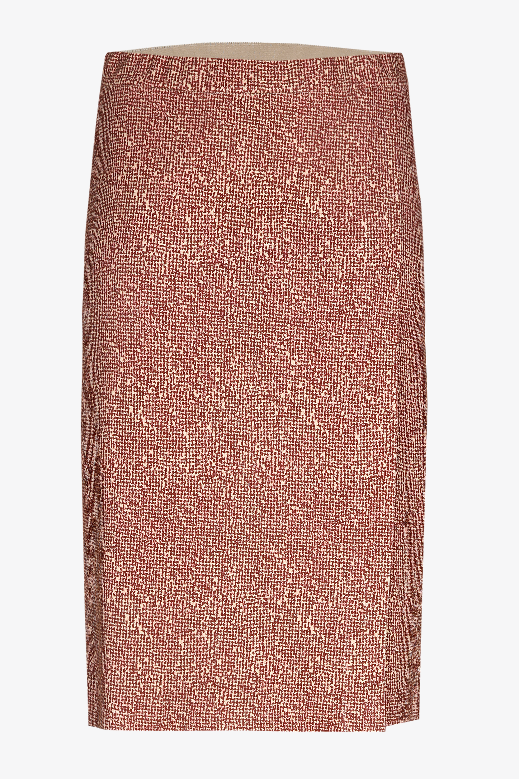 Jupe crayon féminine fendue