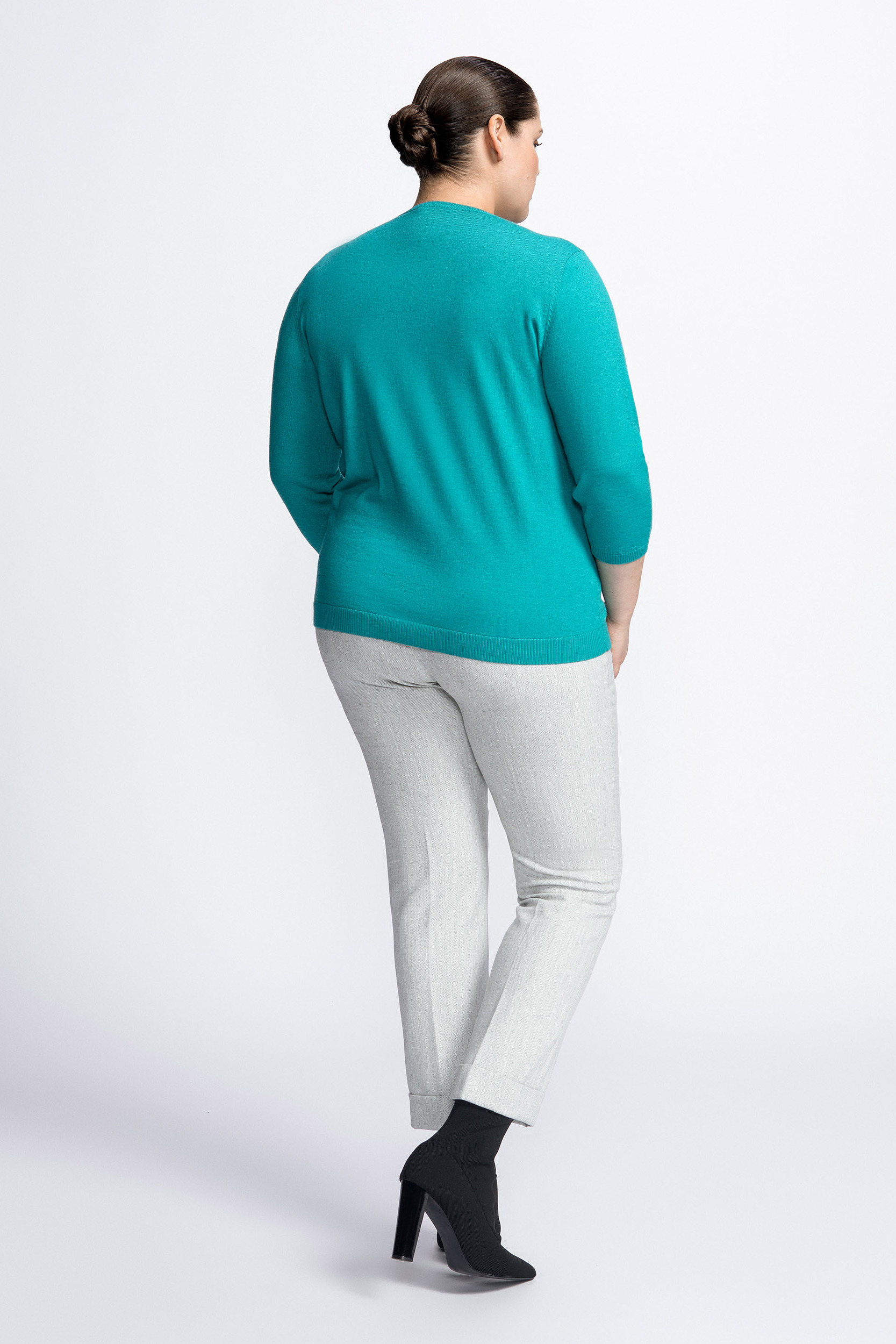 Feinstrick-Pullover aus Merinowolle