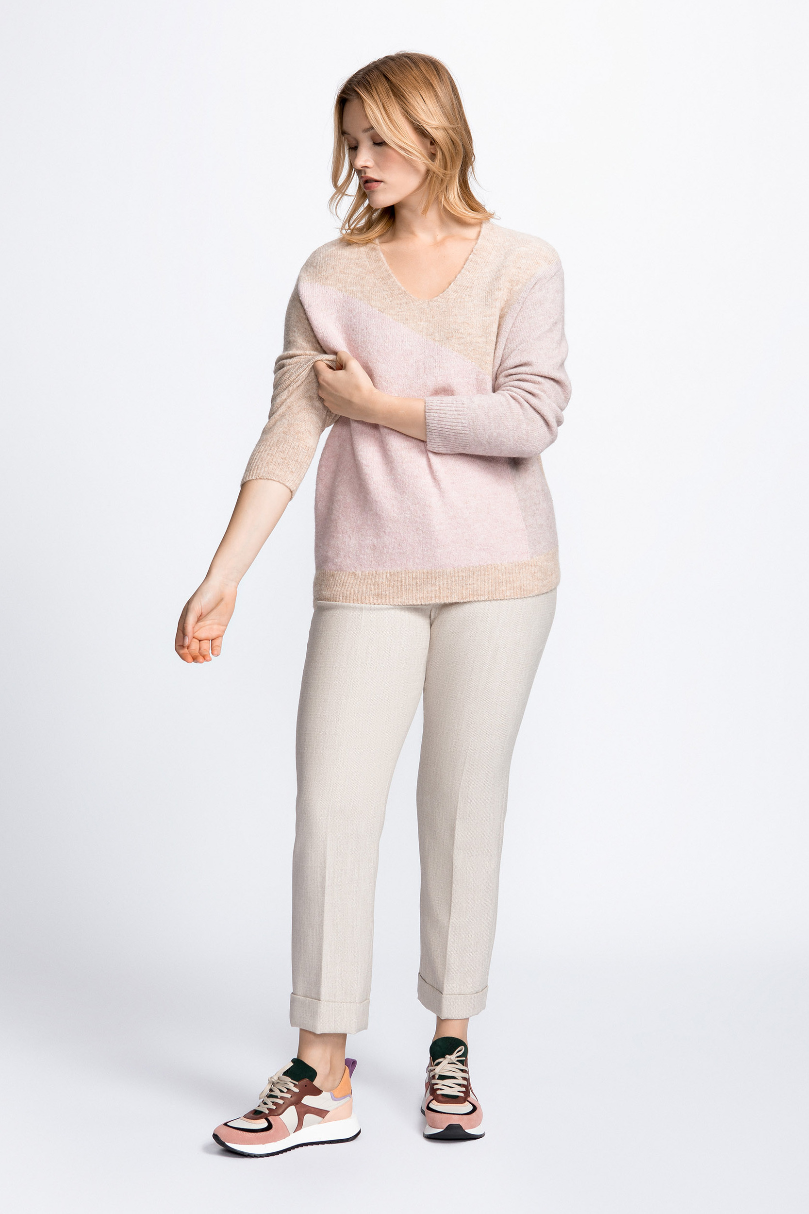 Feinstrick-Pullover aus Merinowolle