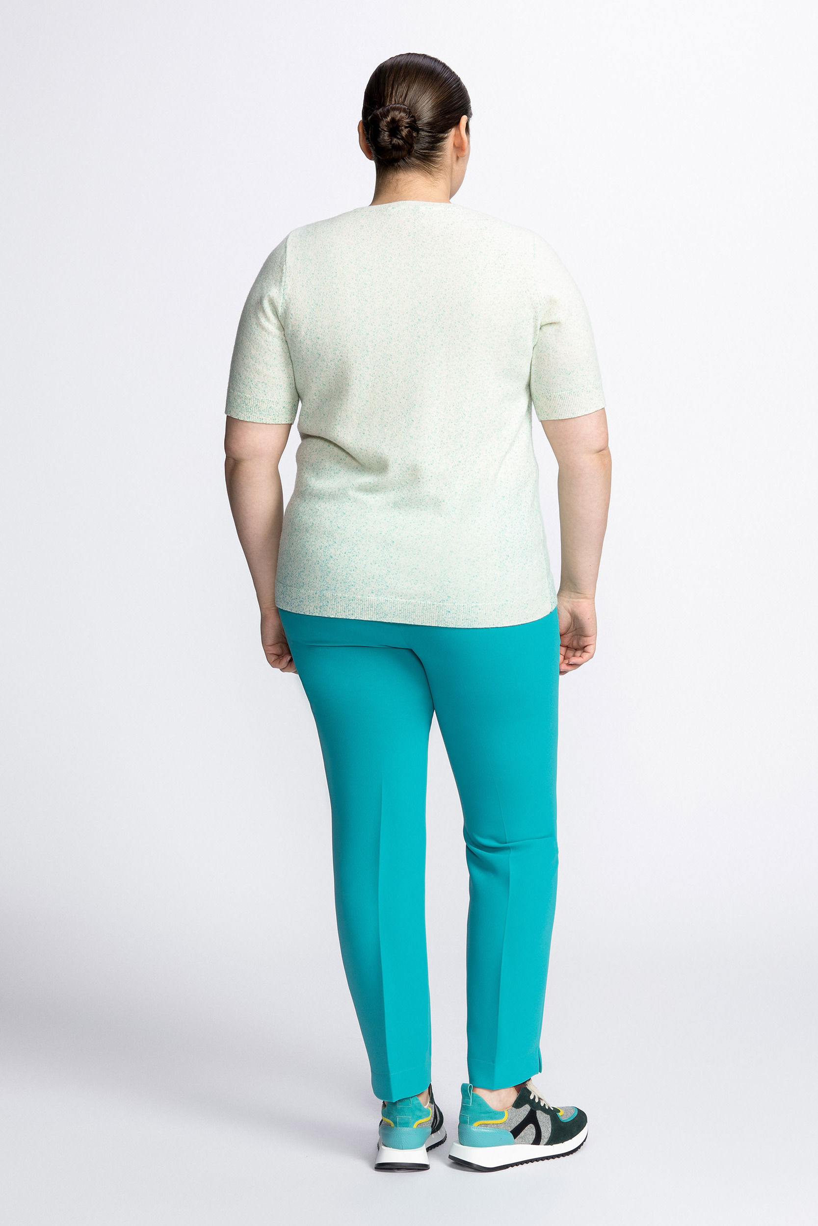 Pull en laine à manches courtes