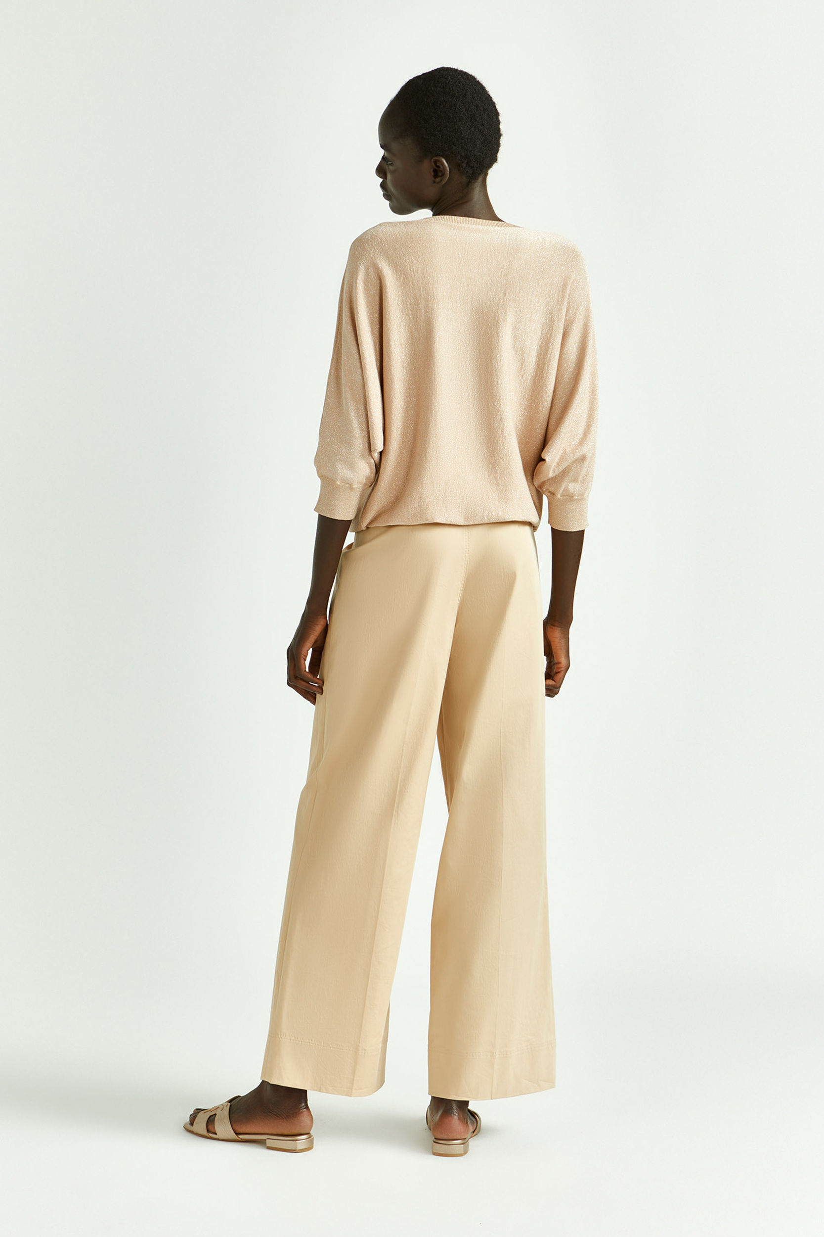 Soft lurex pullover