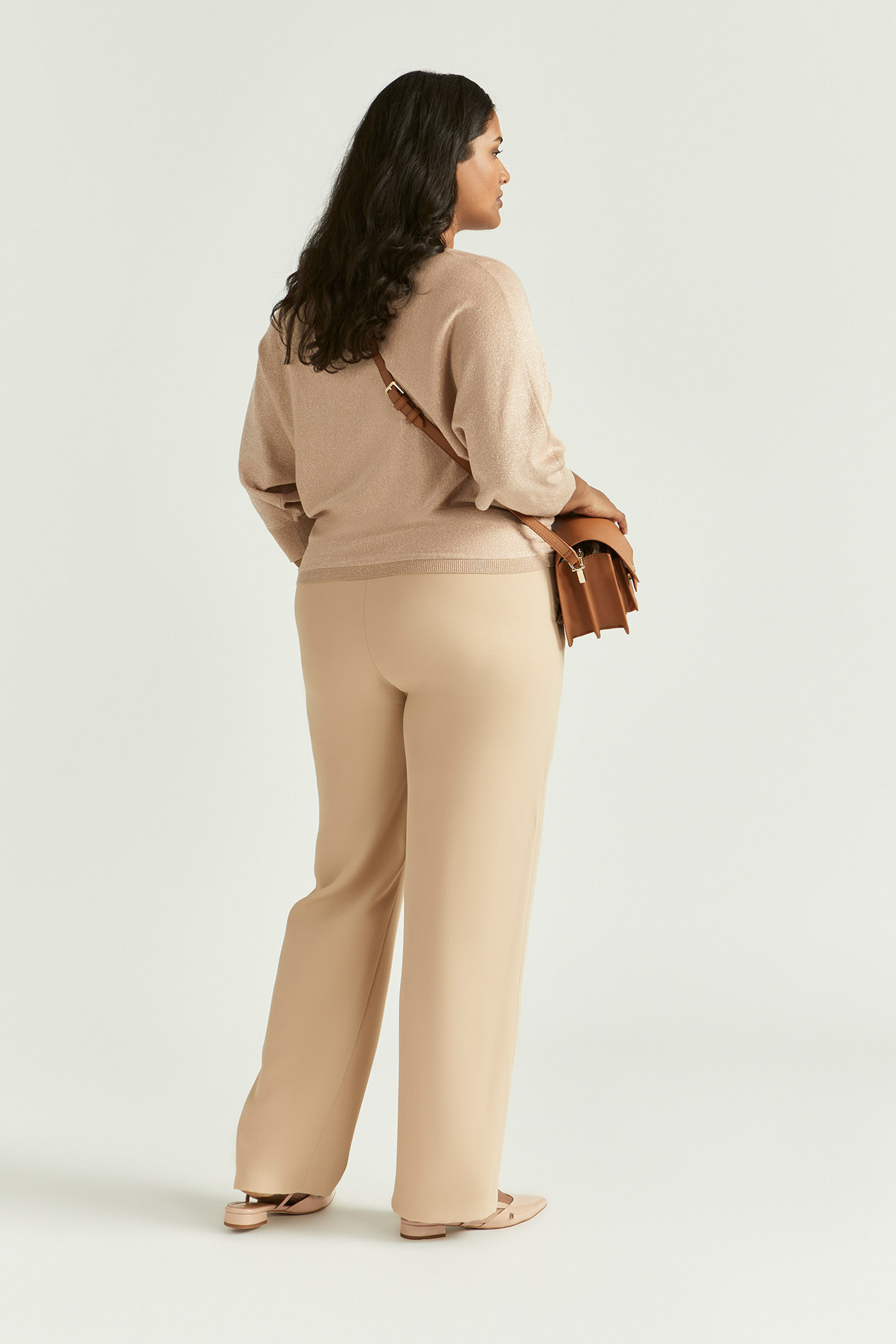 Soft lurex pullover