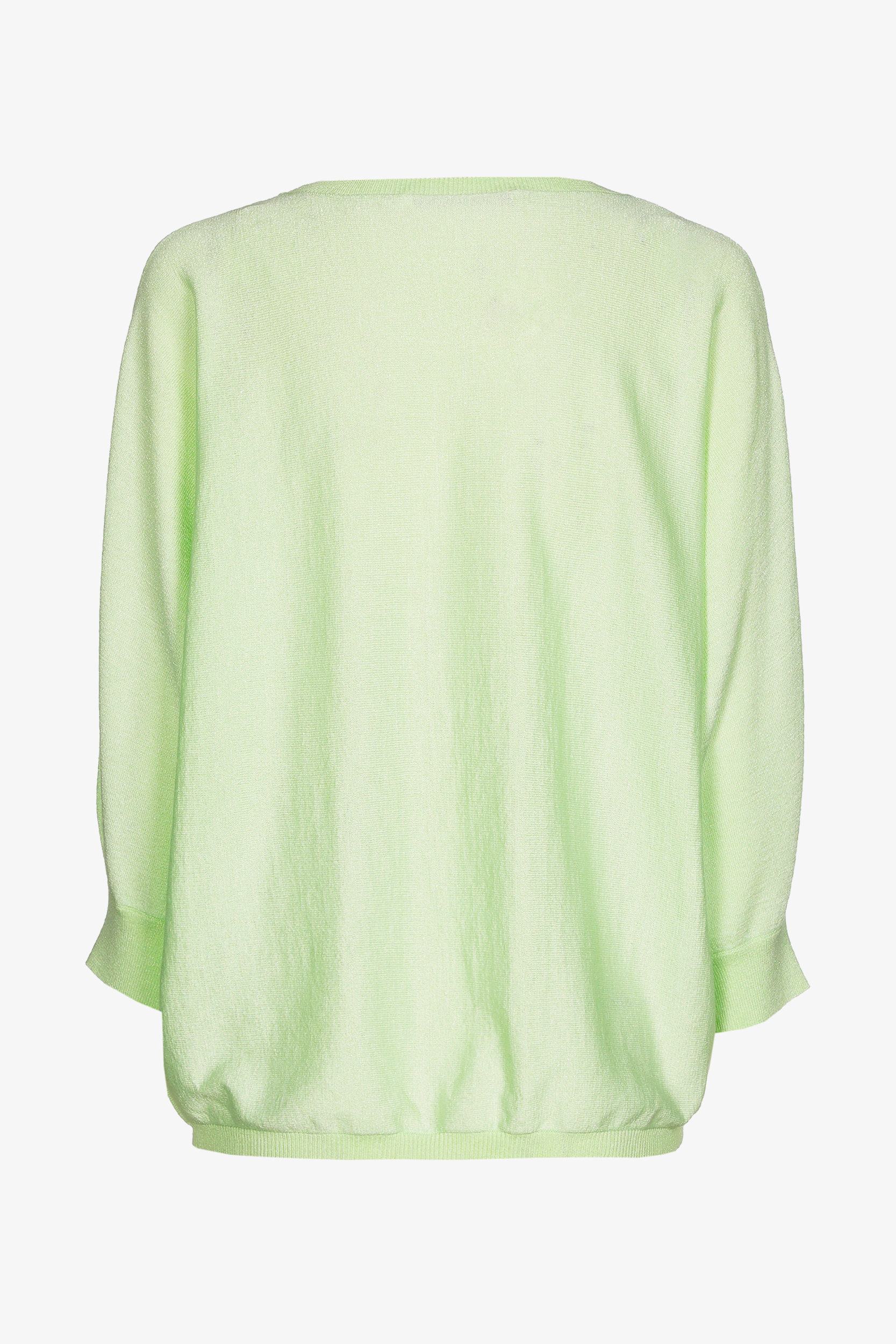 Soepelvallende lurex pull