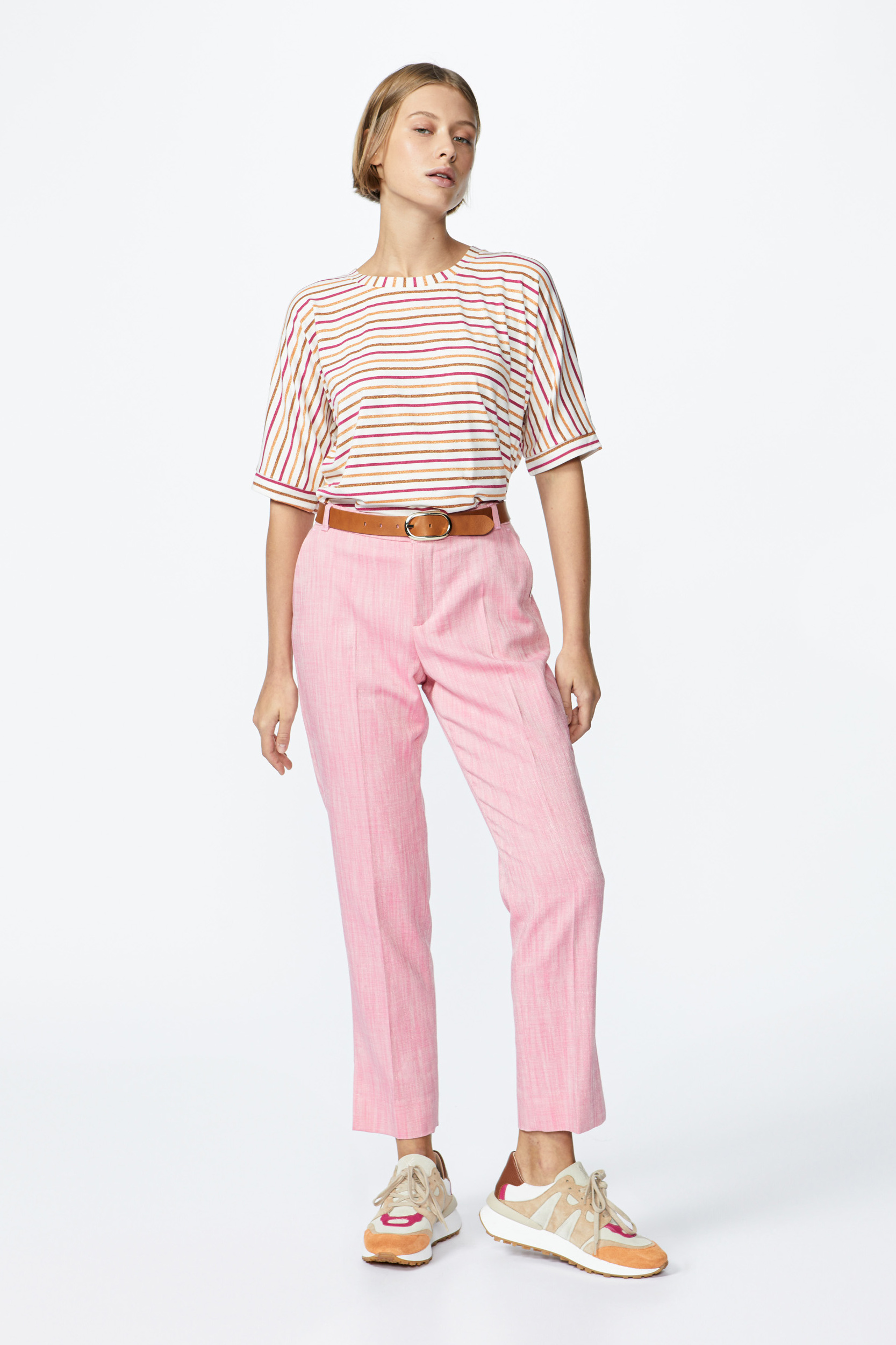 Multicoloured T-shirt with stripes