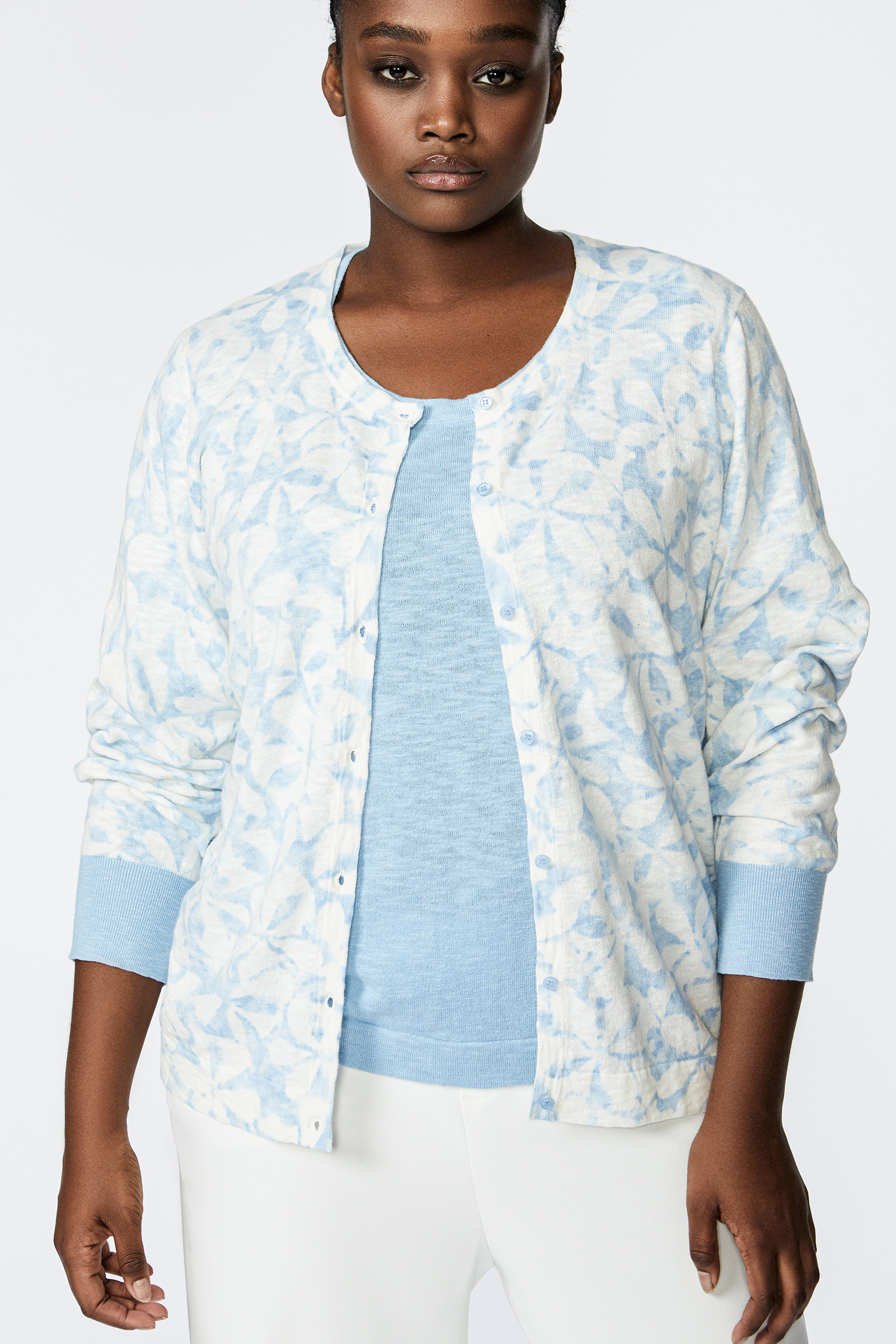 Summer cardigan with print