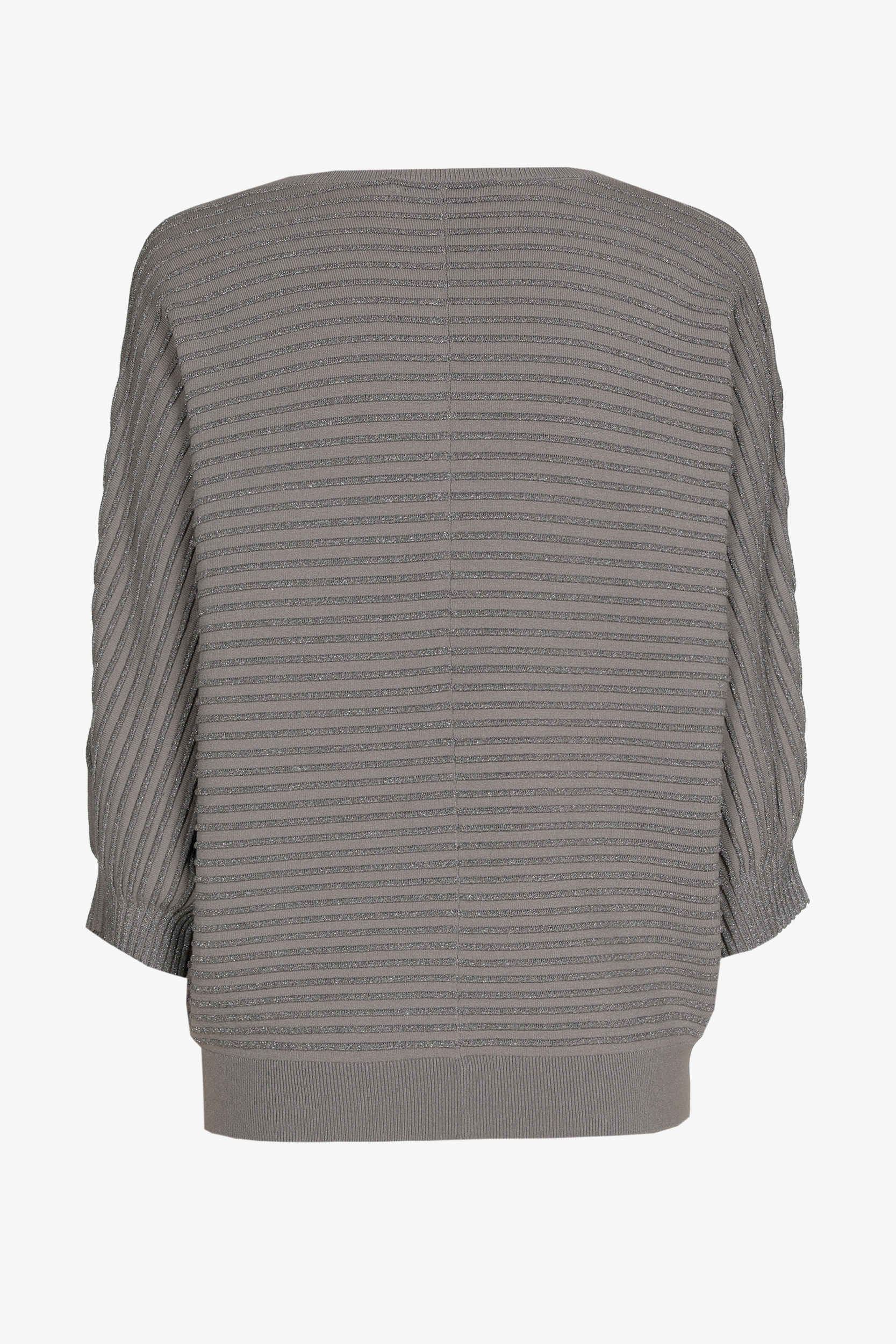 Trui in lurex met ronde hals
