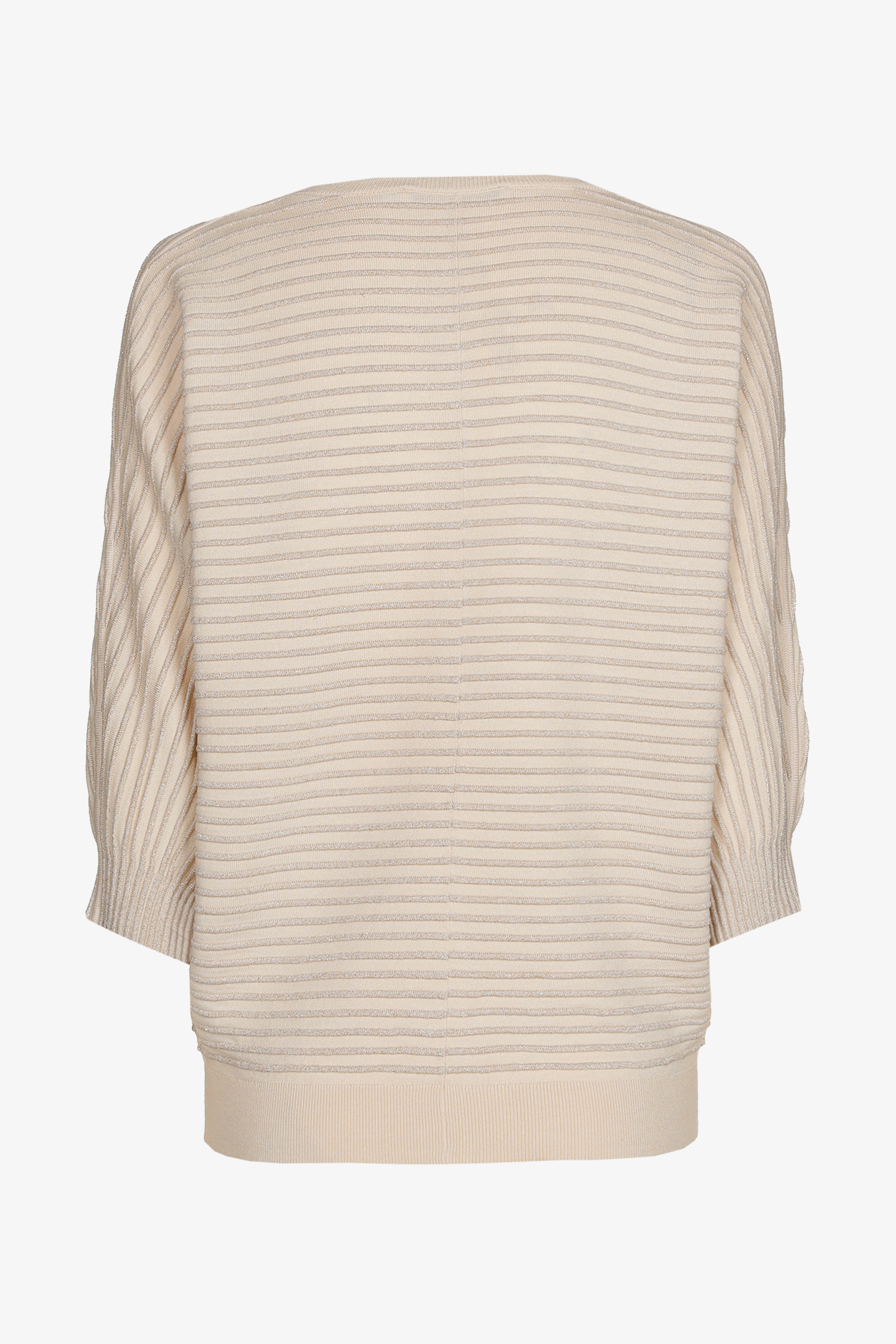 Trui in lurex met ronde hals