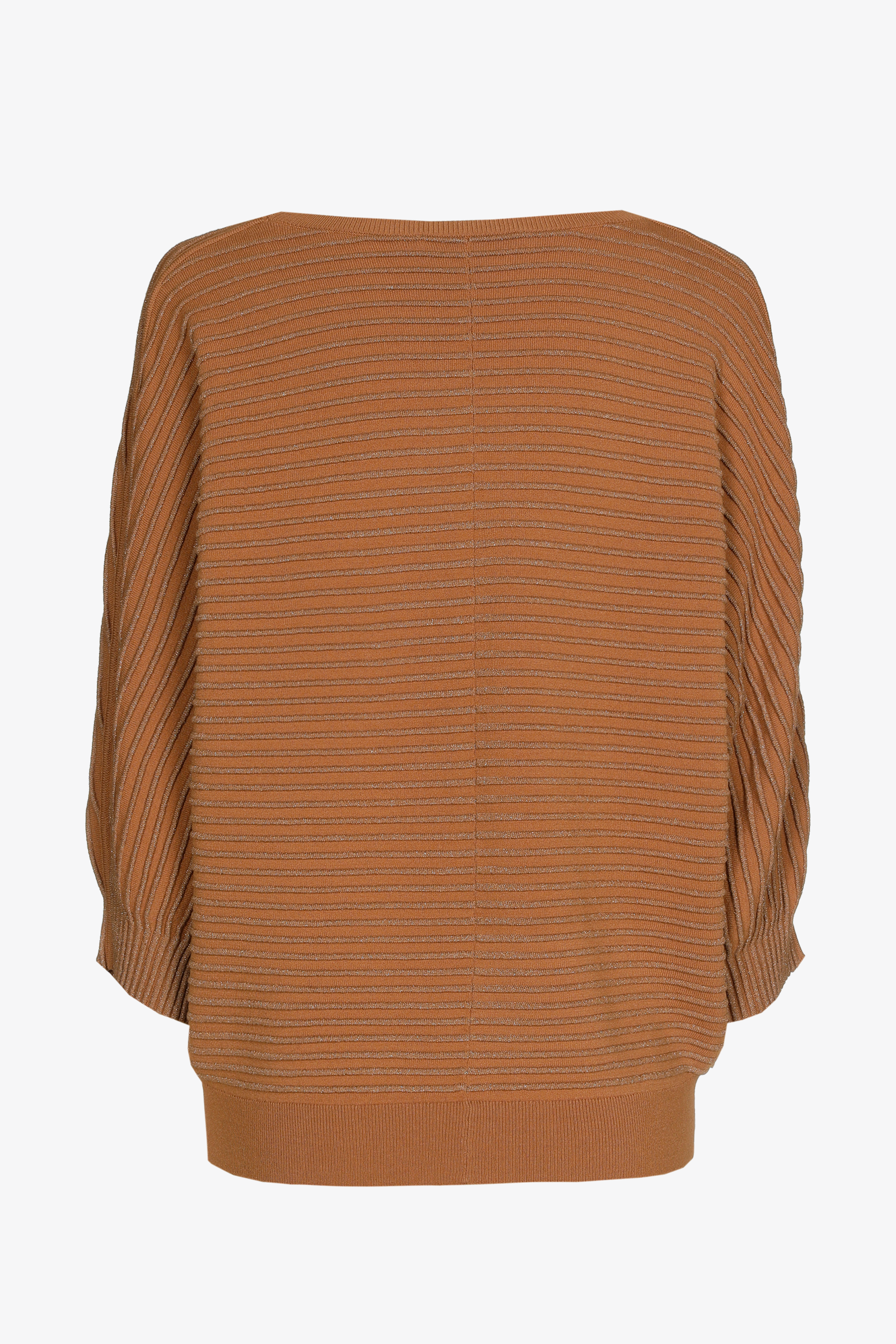 Trui in lurex met ronde hals