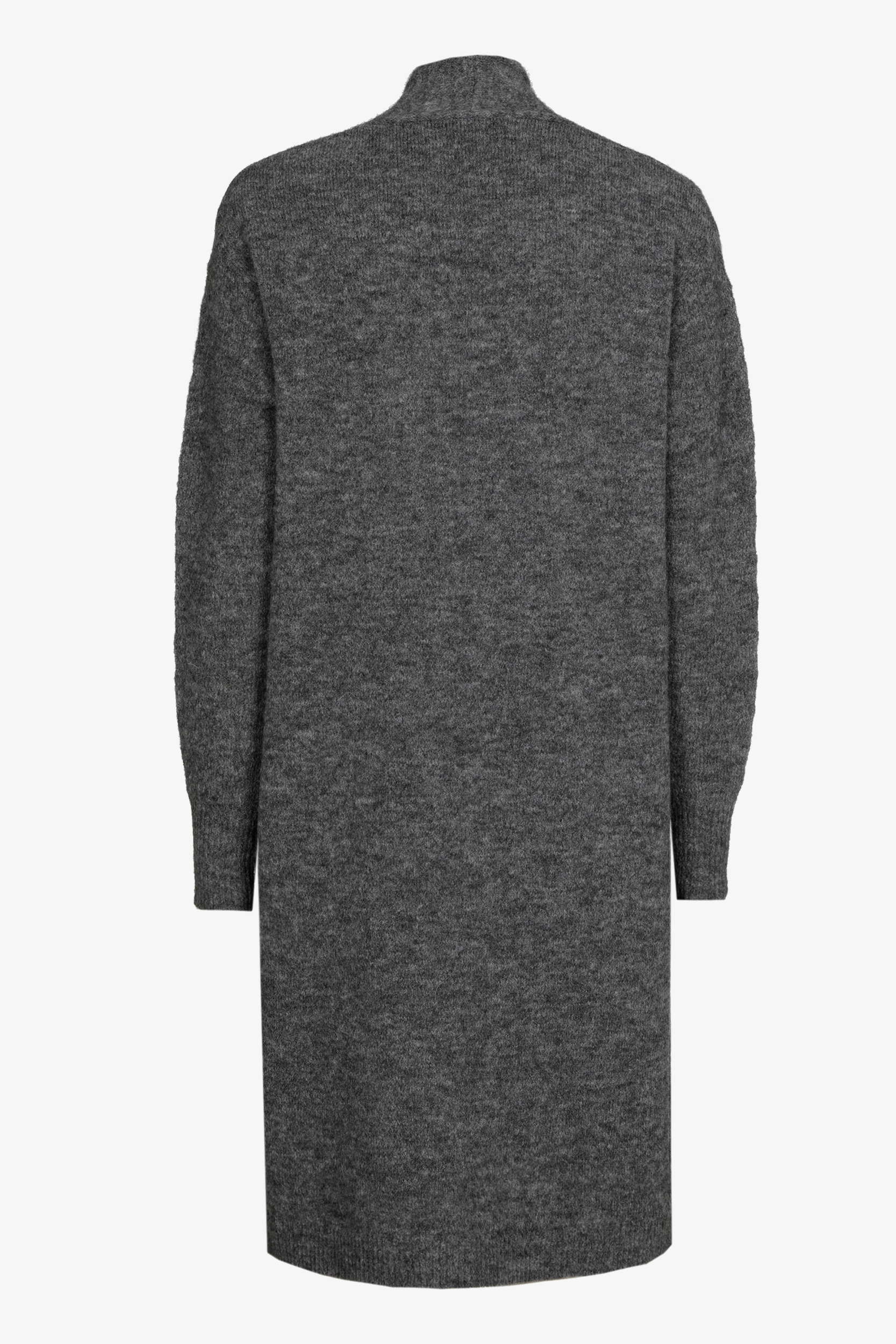 Lange gilet met alpacawol