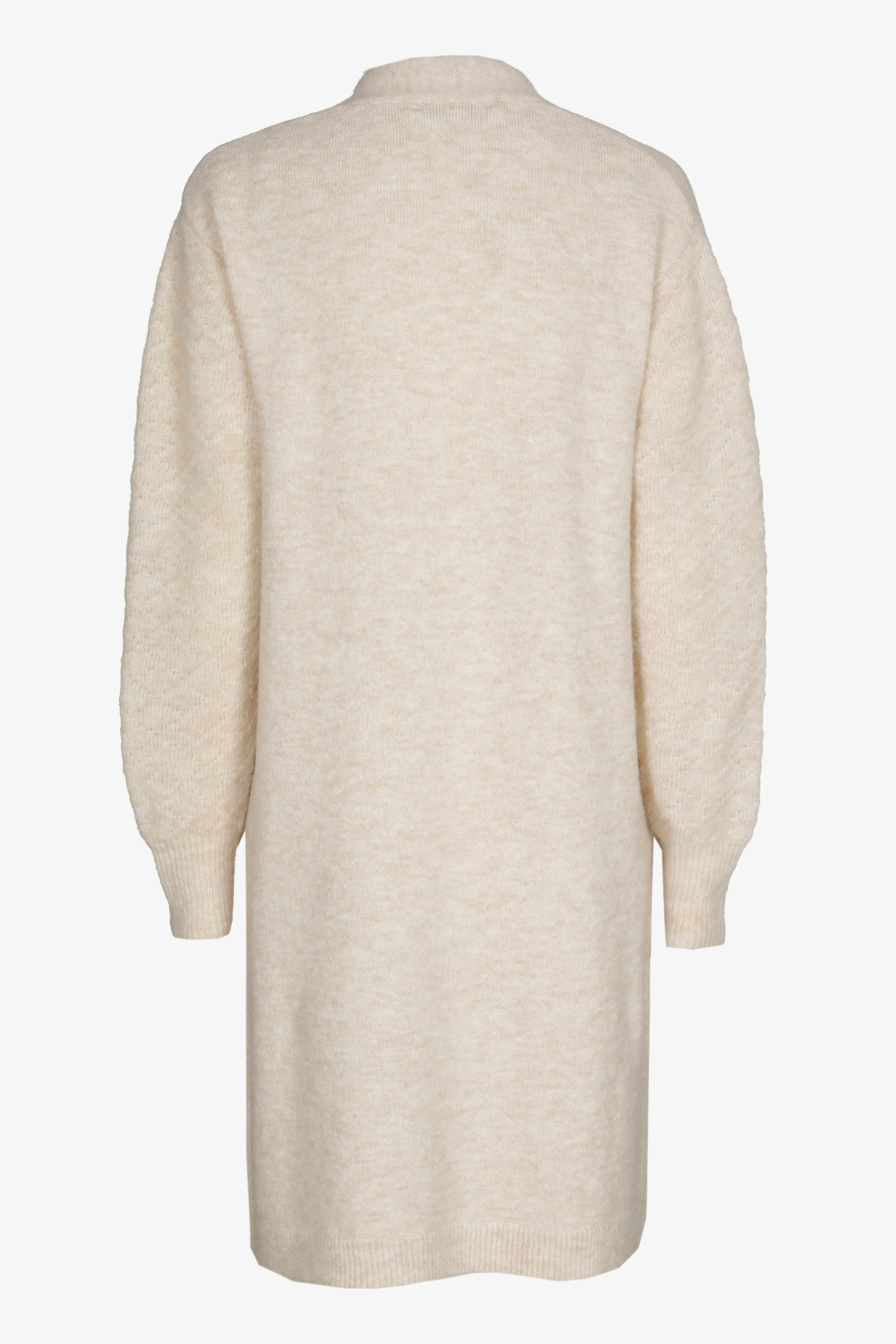 Lange gilet met alpacawol