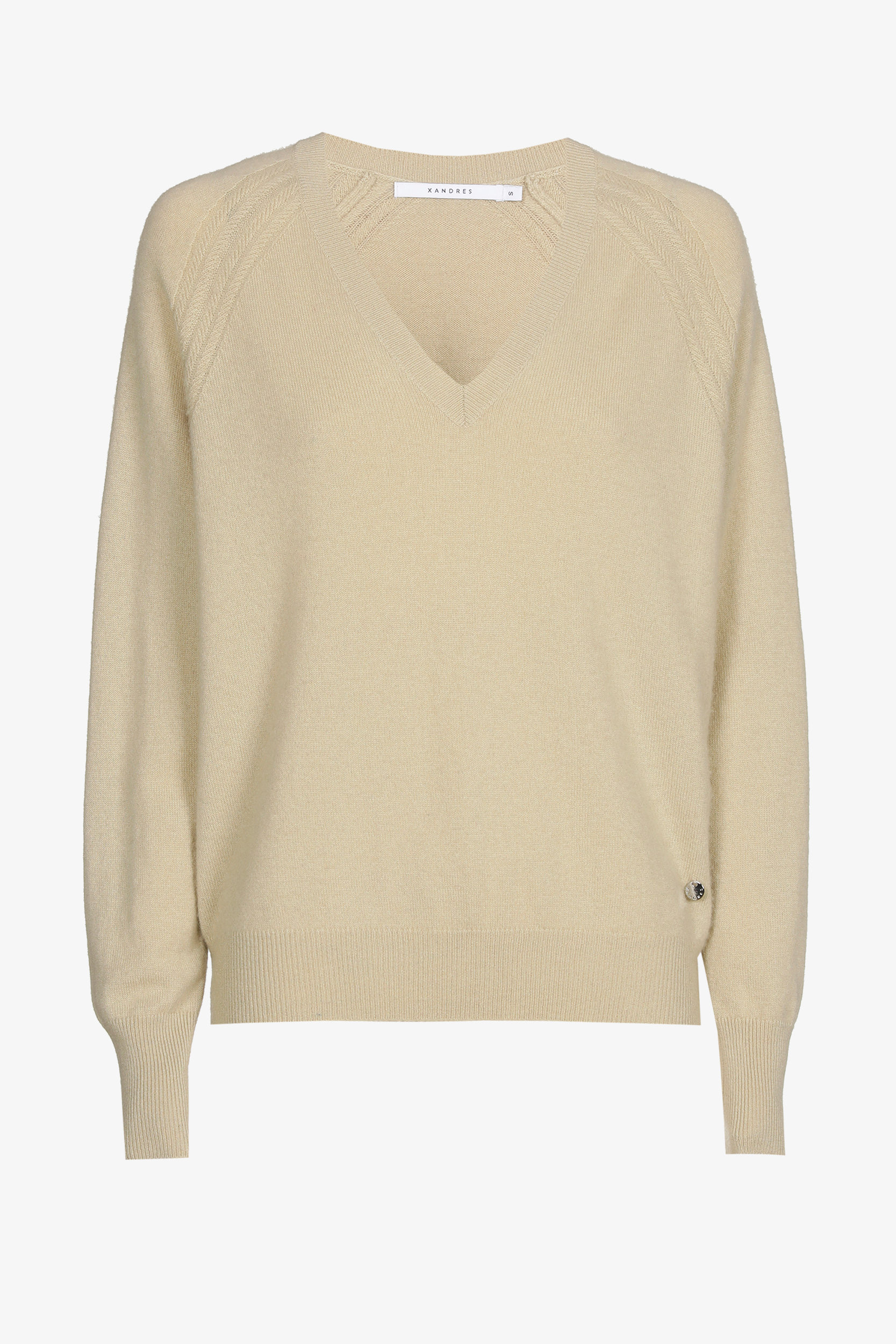 Pull en cachemire avec encolure en V