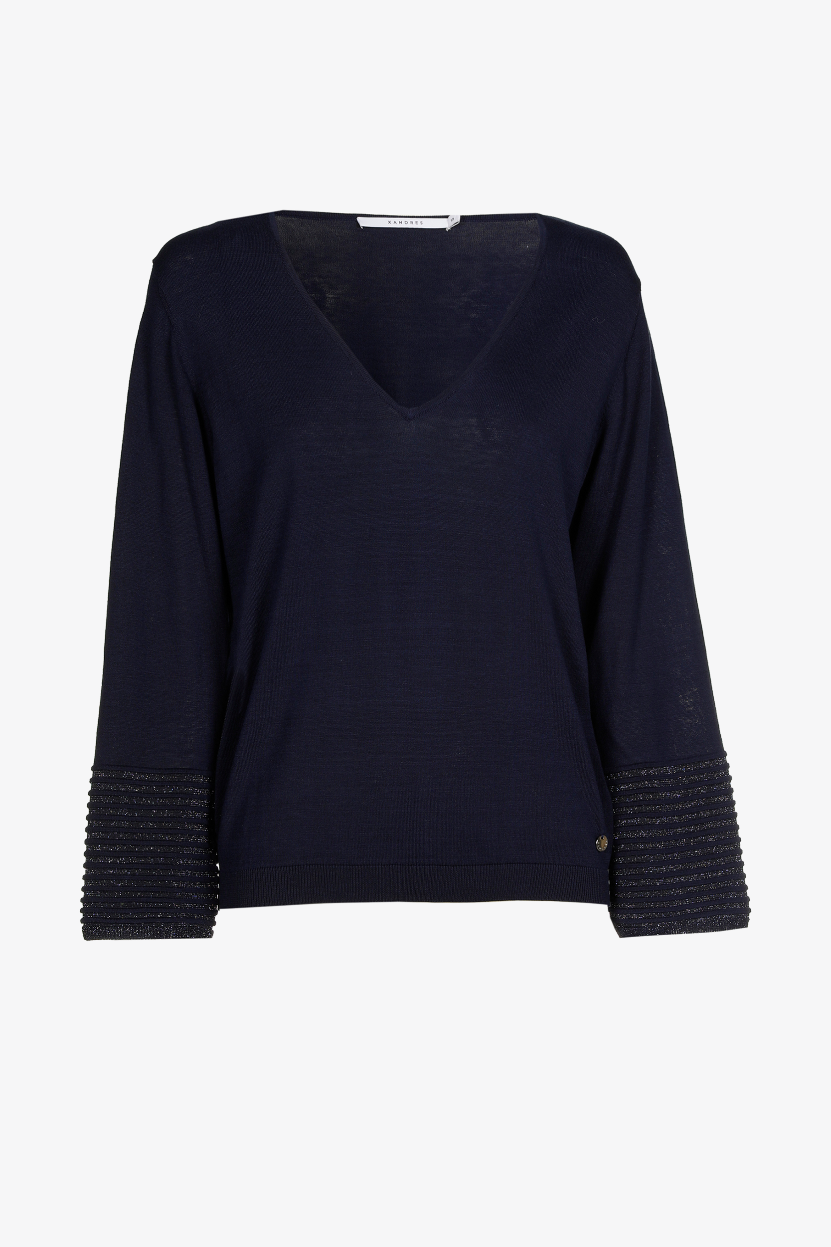 Pull d’été en soie et en lurex