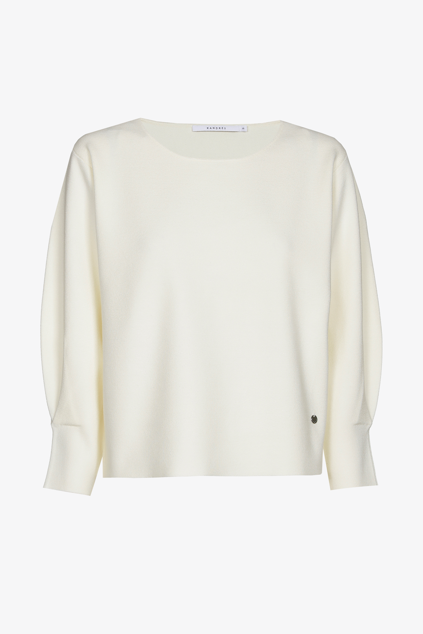 Jumper with boat neck