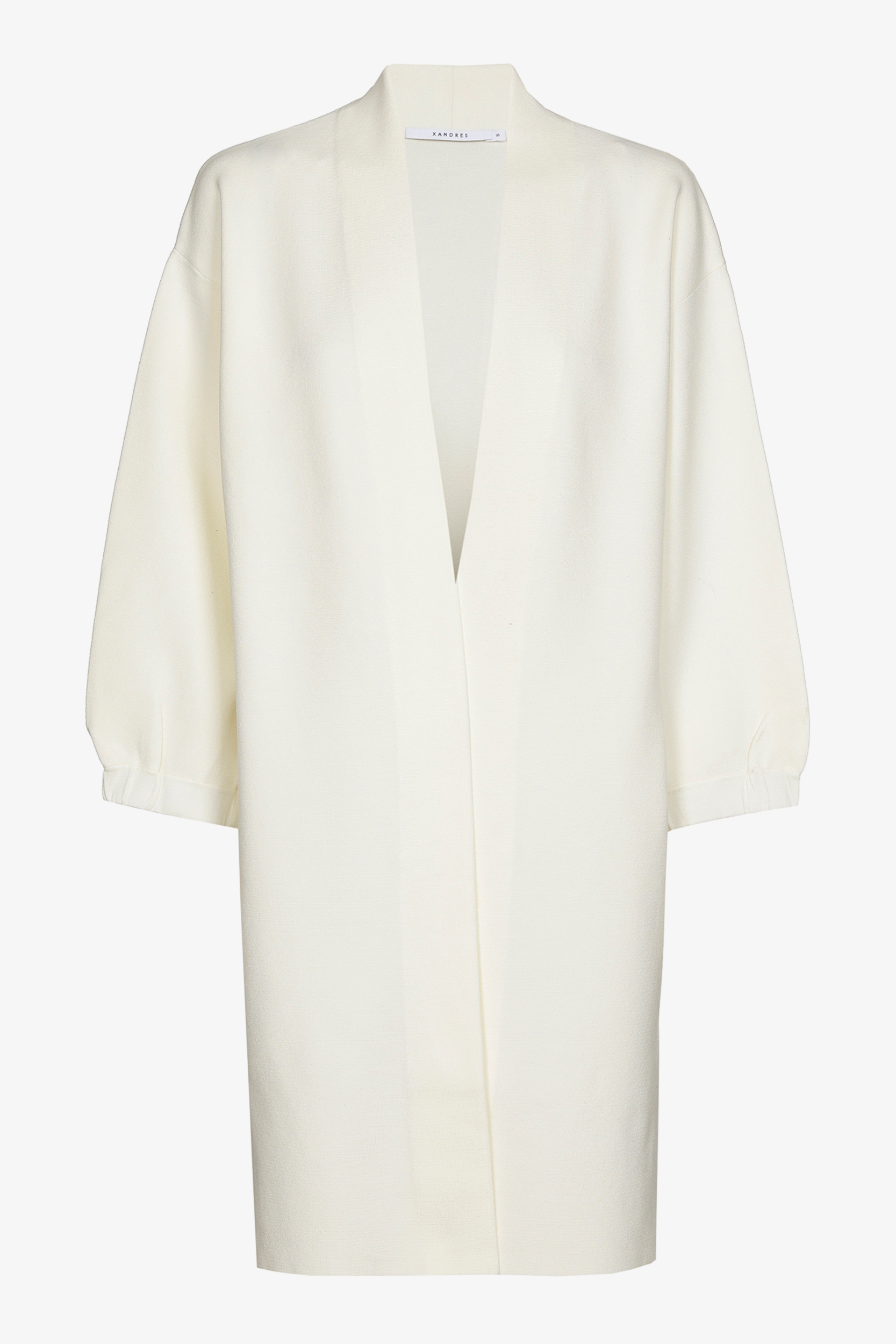 Long gilet without fastening