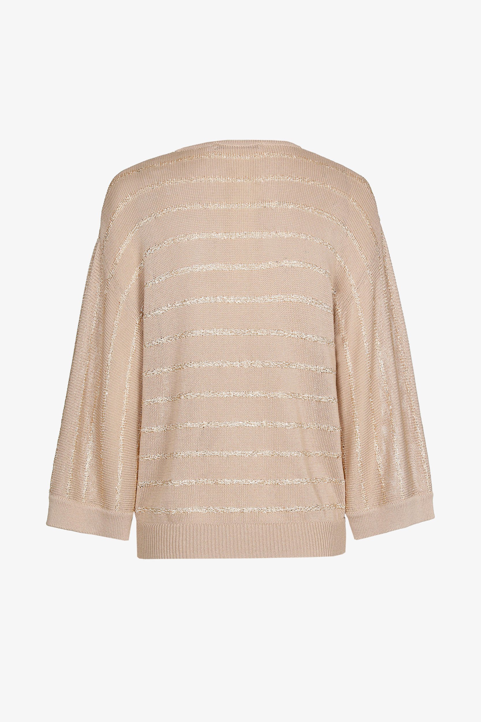 Gestreepte pull van fijne viscose